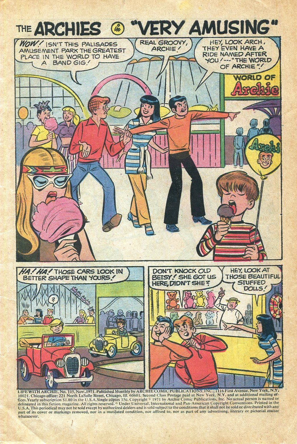 Read online Life With Archie (1958) comic -  Issue #115 - 3