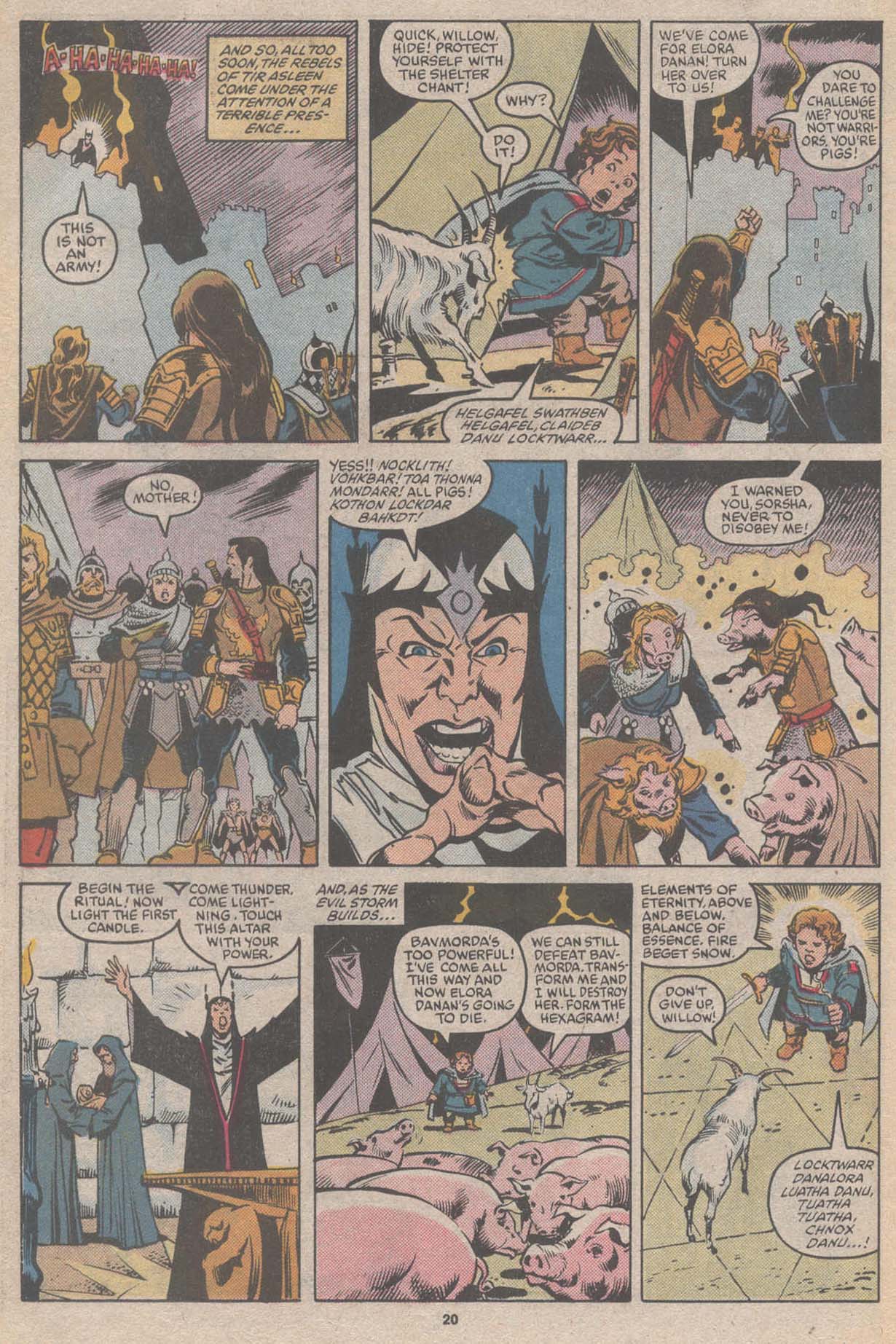 Read online Willow (1988) comic -  Issue #3 - 21