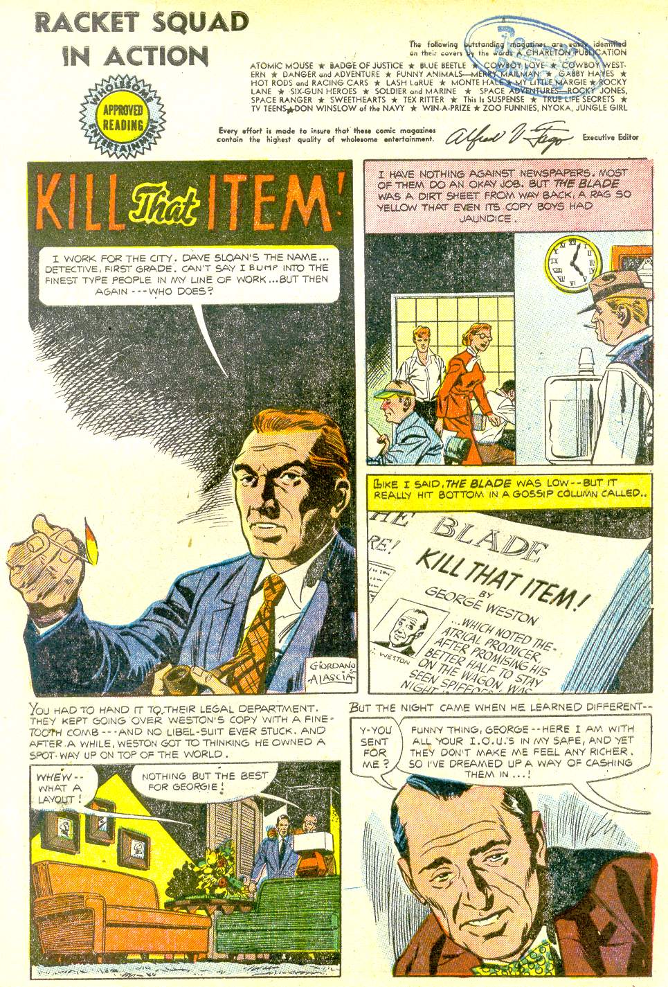 Read online Racket Squad in Action comic -  Issue #16 - 3