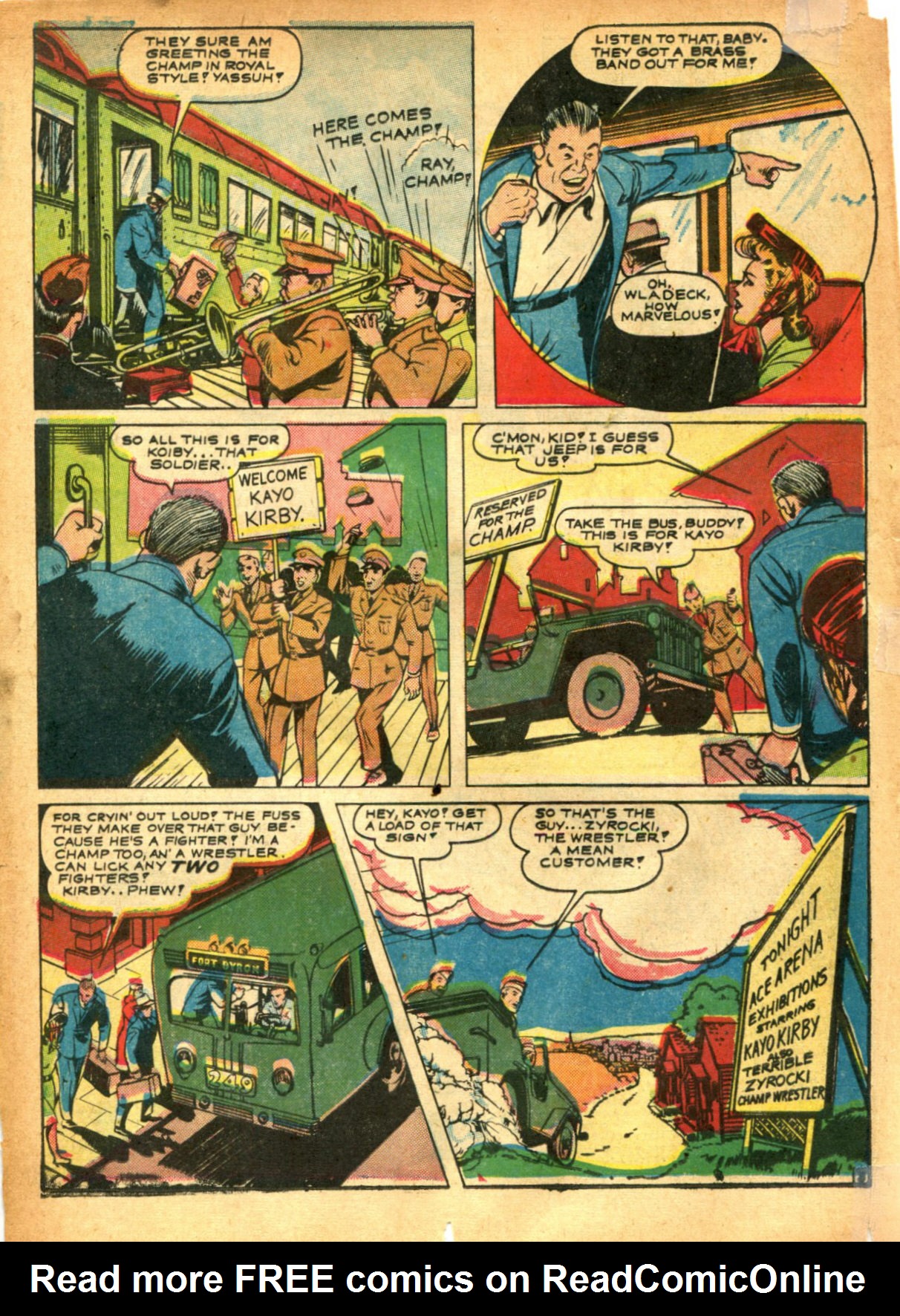 Read online Fight Comics comic -  Issue #29 - 32