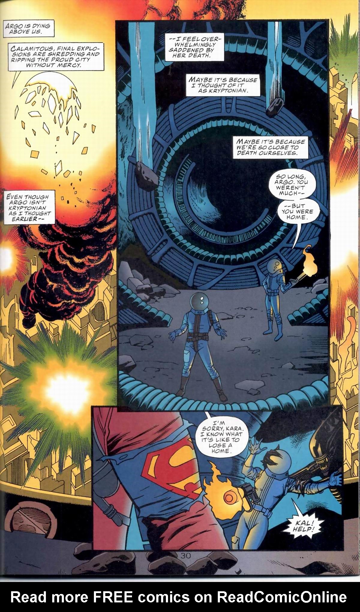 Read online Superman vs. Aliens comic -  Issue #3 - 33