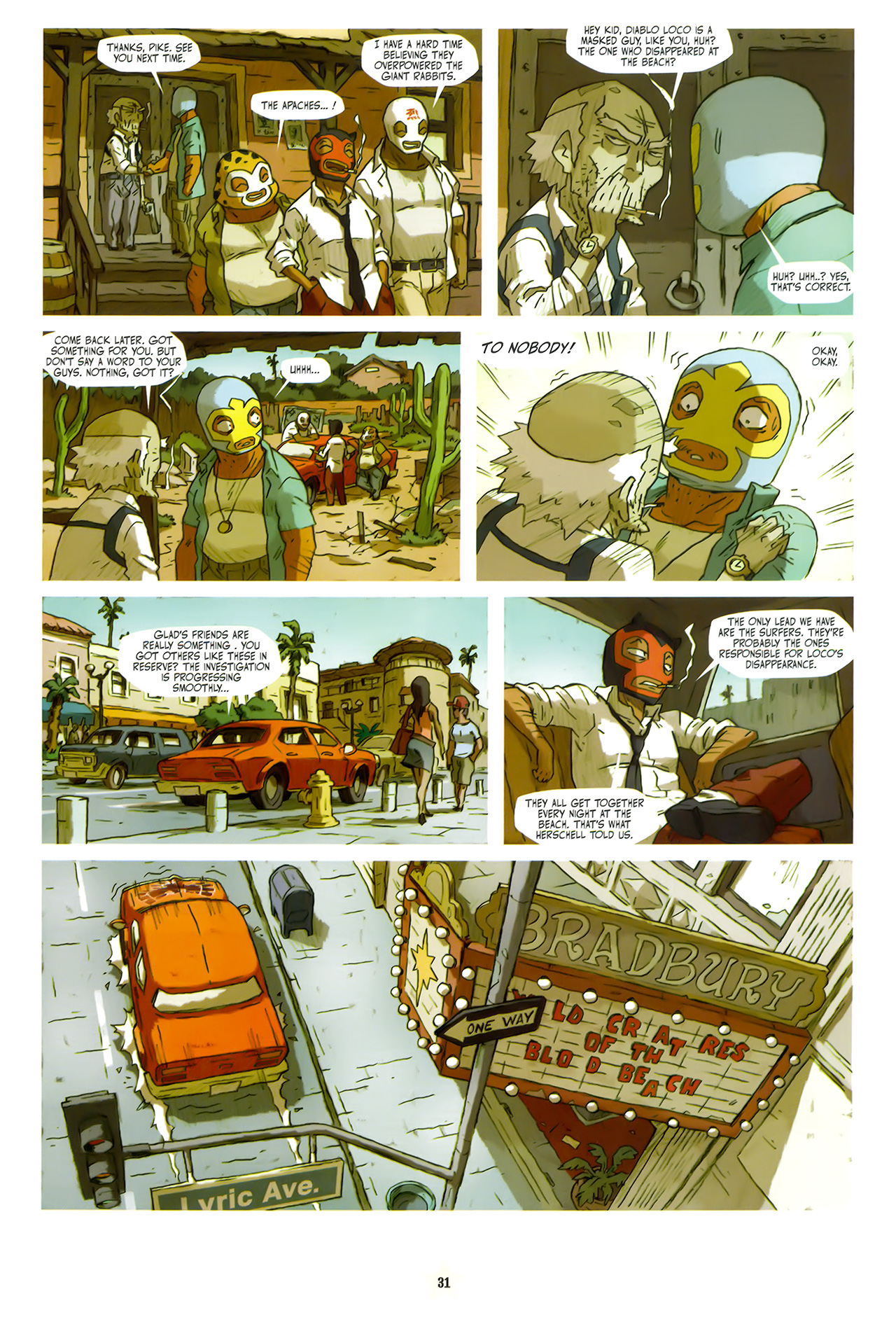 Read online Lucha Libre comic -  Issue #6 - 33
