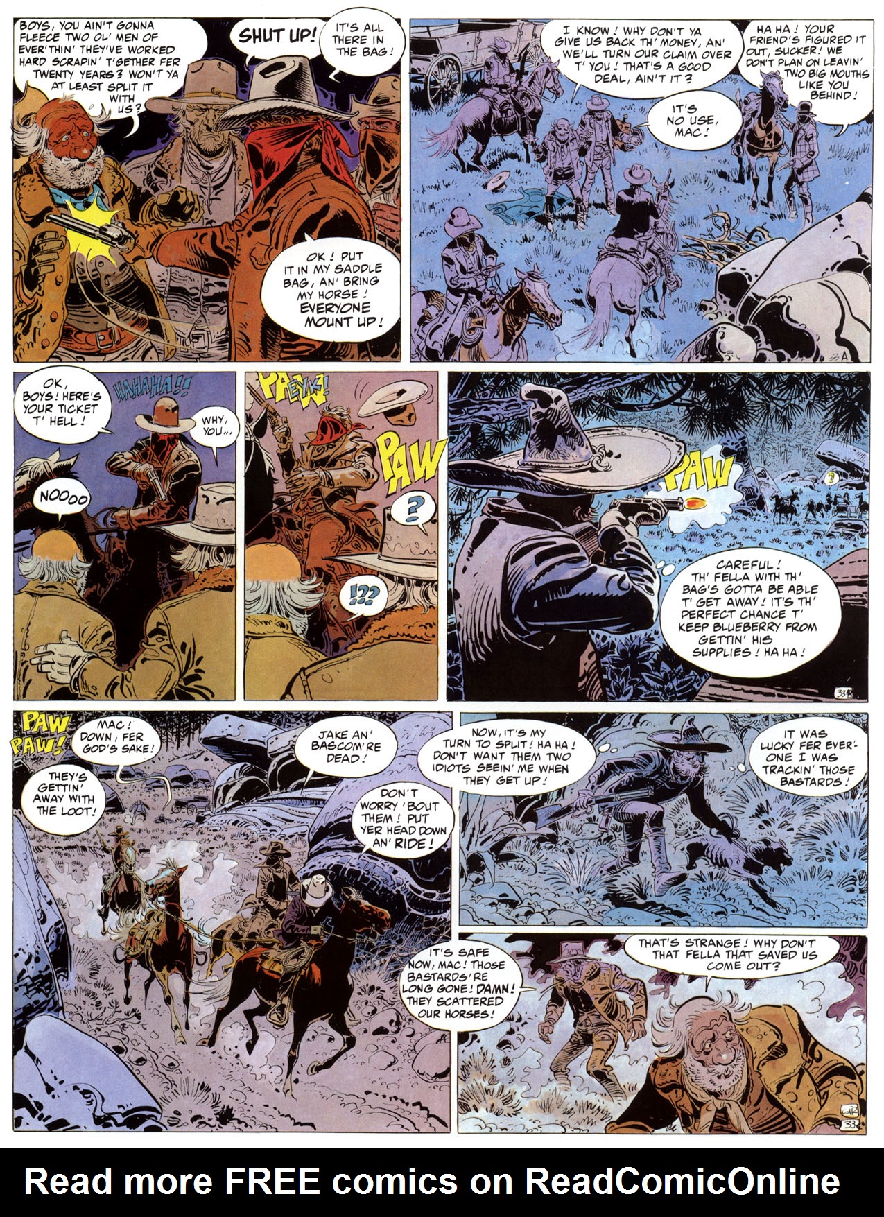 Read online Epic Graphic Novel: Blueberry comic -  Issue #4 - 85