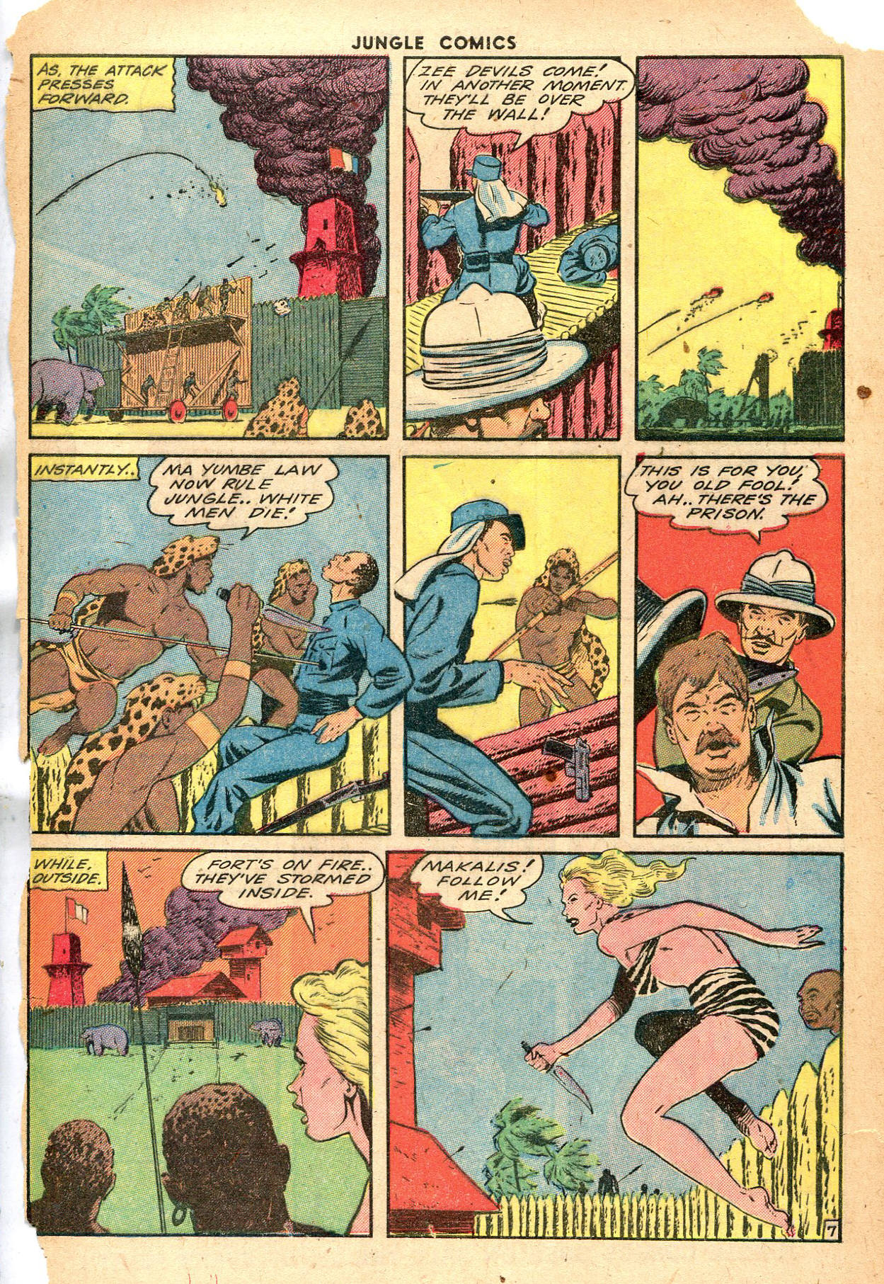 Read online Jungle Comics comic -  Issue #55 - 50