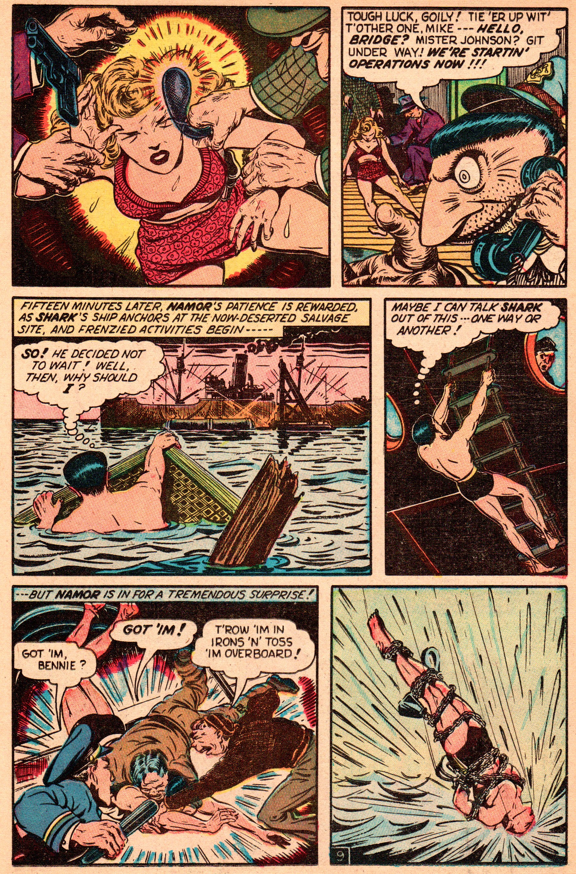 Read online Sub-Mariner Comics comic -  Issue #23 - 11