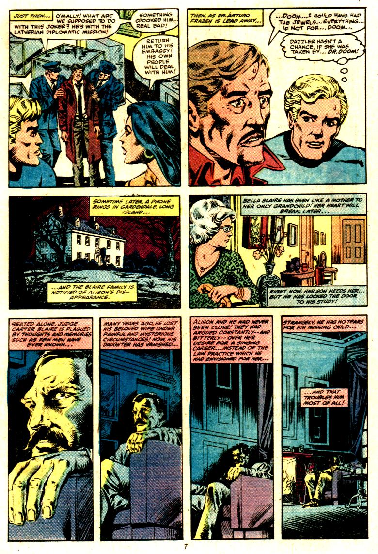 Read online Dazzler (1981) comic -  Issue #4 - 7