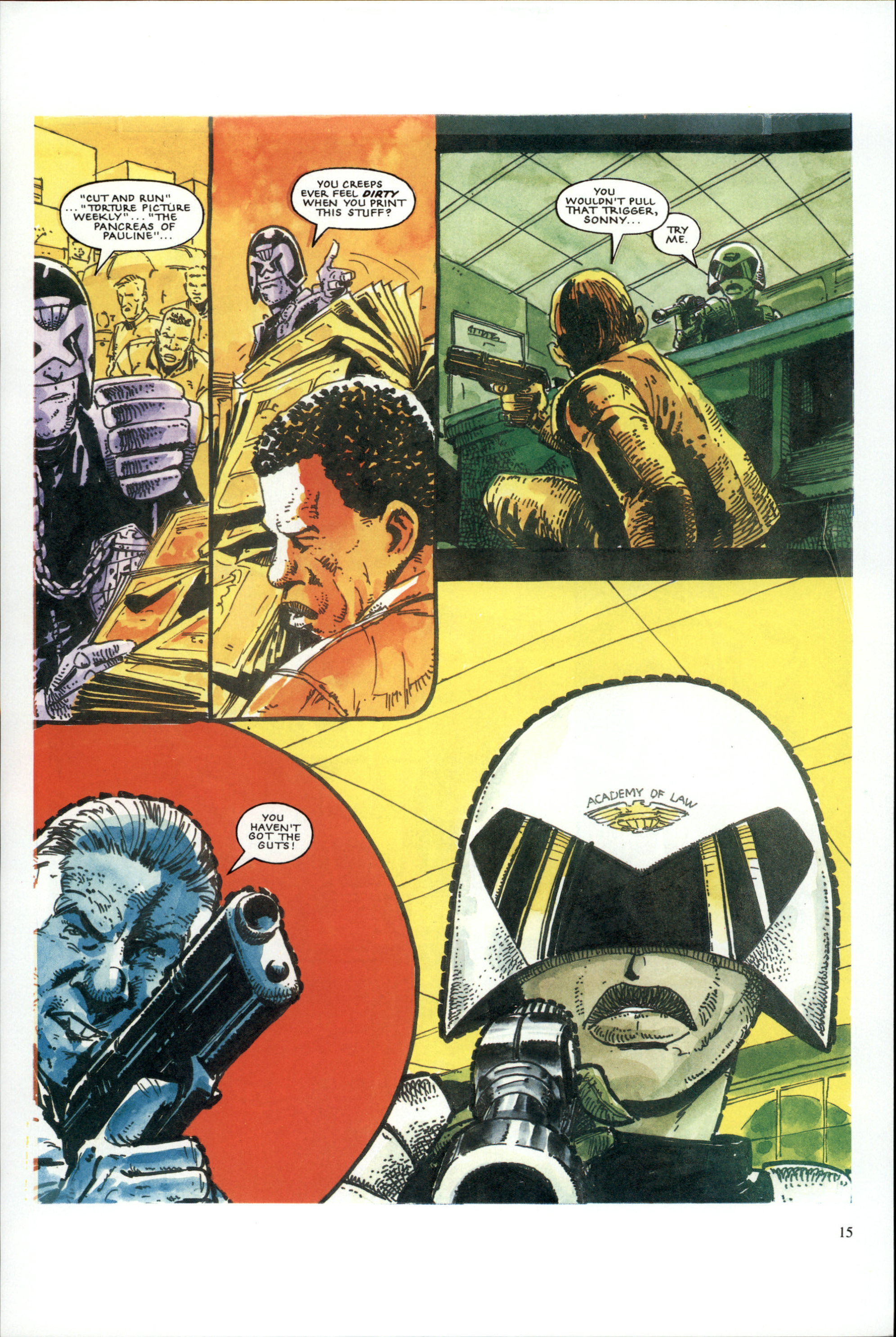 Read online Dredd Rules! comic -  Issue #17 - 17