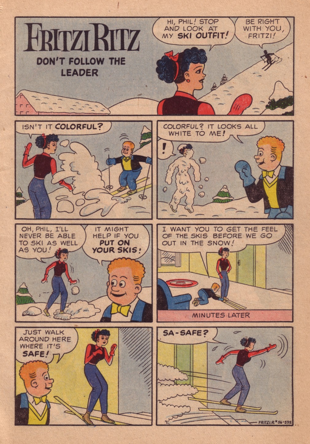 Read online Fritzi Ritz (1953) comic -  Issue #56 - 3