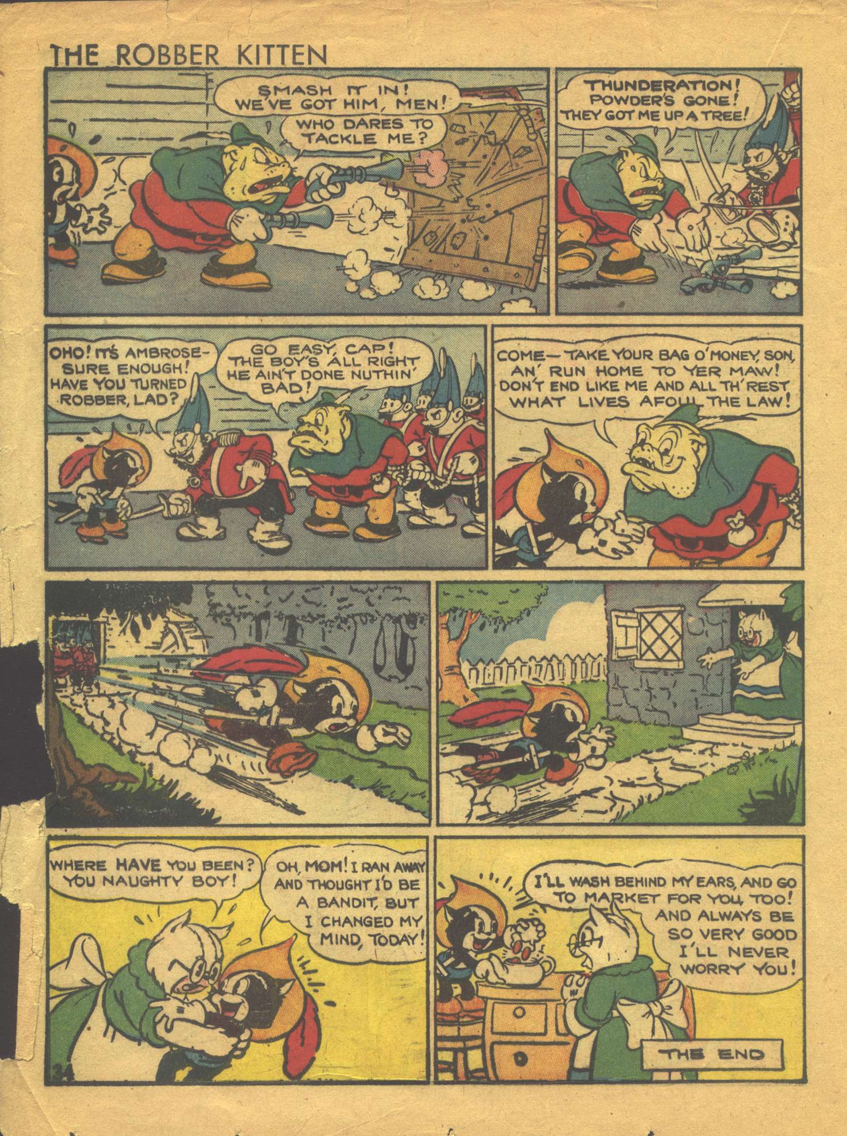 Read online Walt Disney's Comics and Stories comic -  Issue #17 - 36