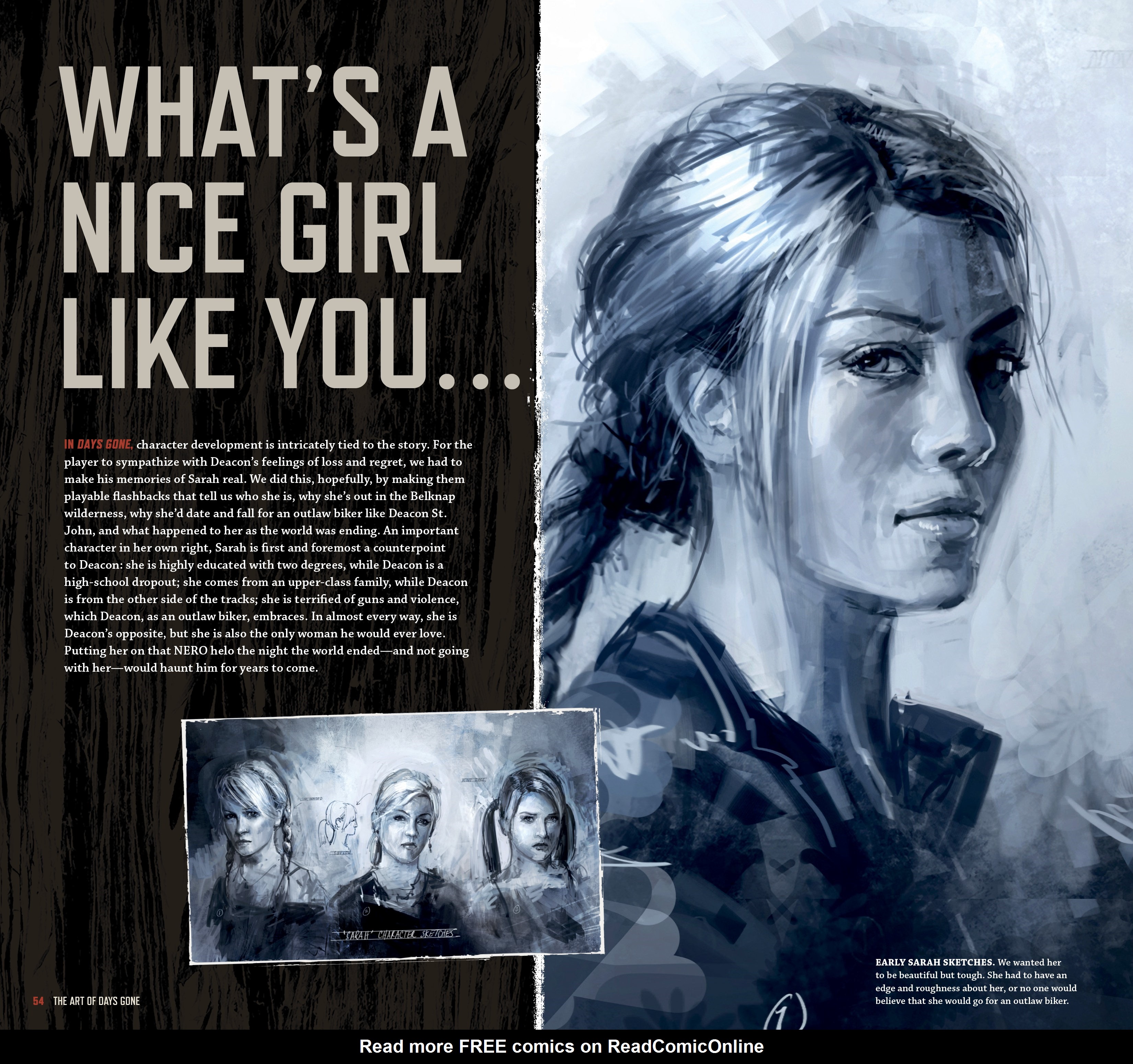 Read online The Art of Days Gone comic -  Issue # TPB (Part 1) - 52