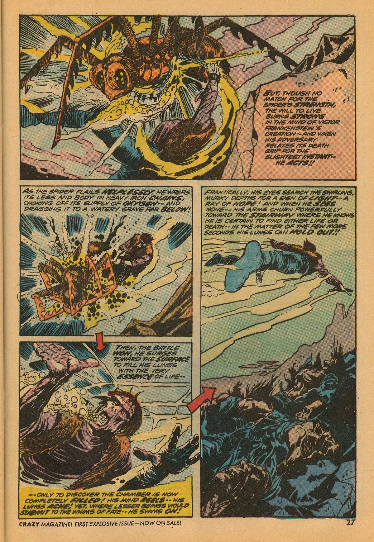 Read online Frankenstein (1973) comic -  Issue #6 - 28