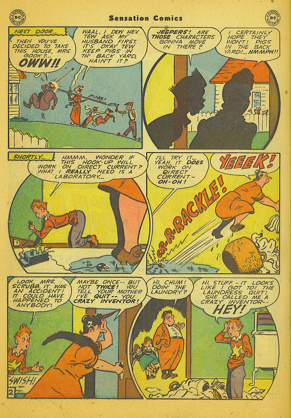 Read online Sensation (Mystery) Comics comic -  Issue #66 - 34