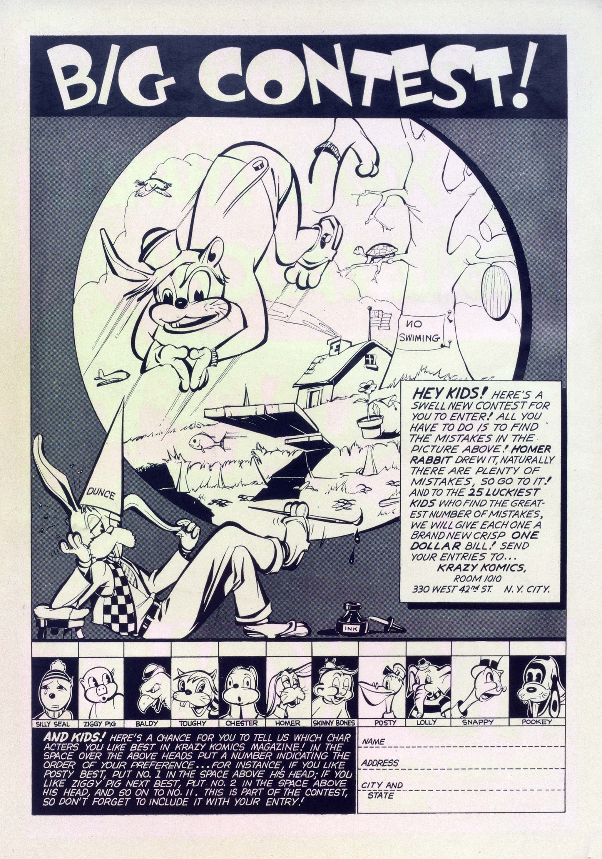 Read online Krazy Komics comic -  Issue #3 - 67