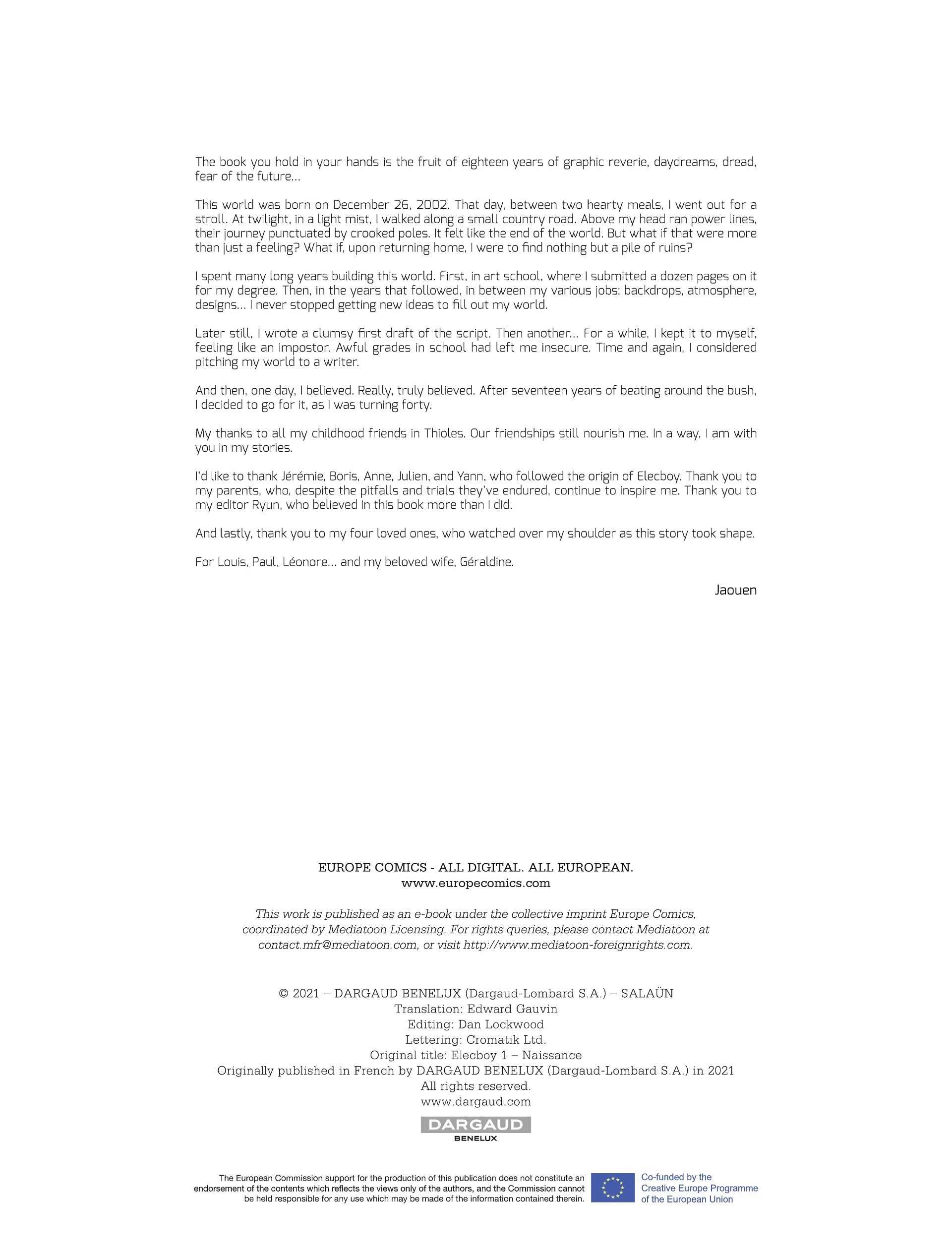 Read online Elecboy comic -  Issue #1 - 65