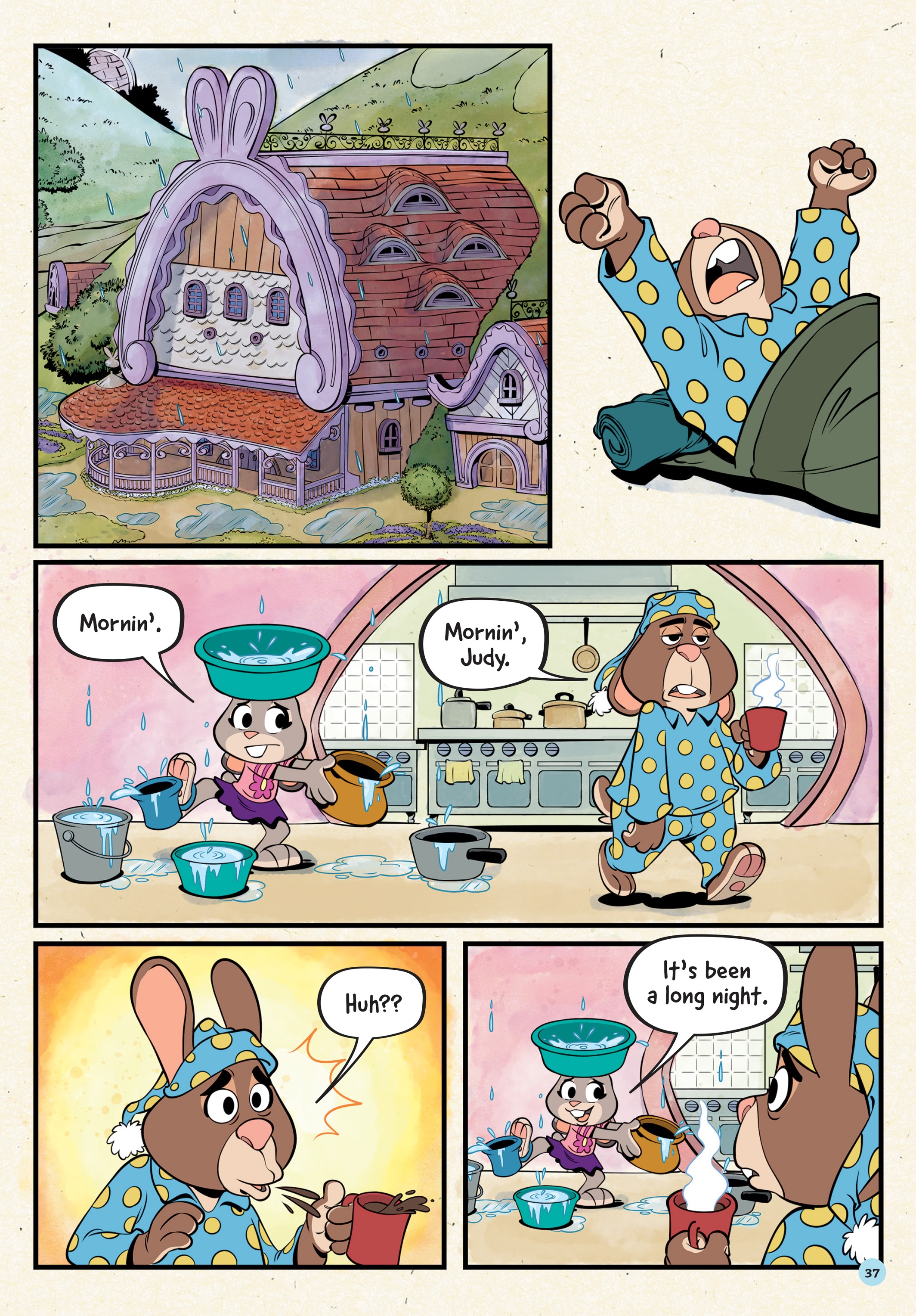 Read online Disney Zootopia: Family Night comic -  Issue # Full - 35