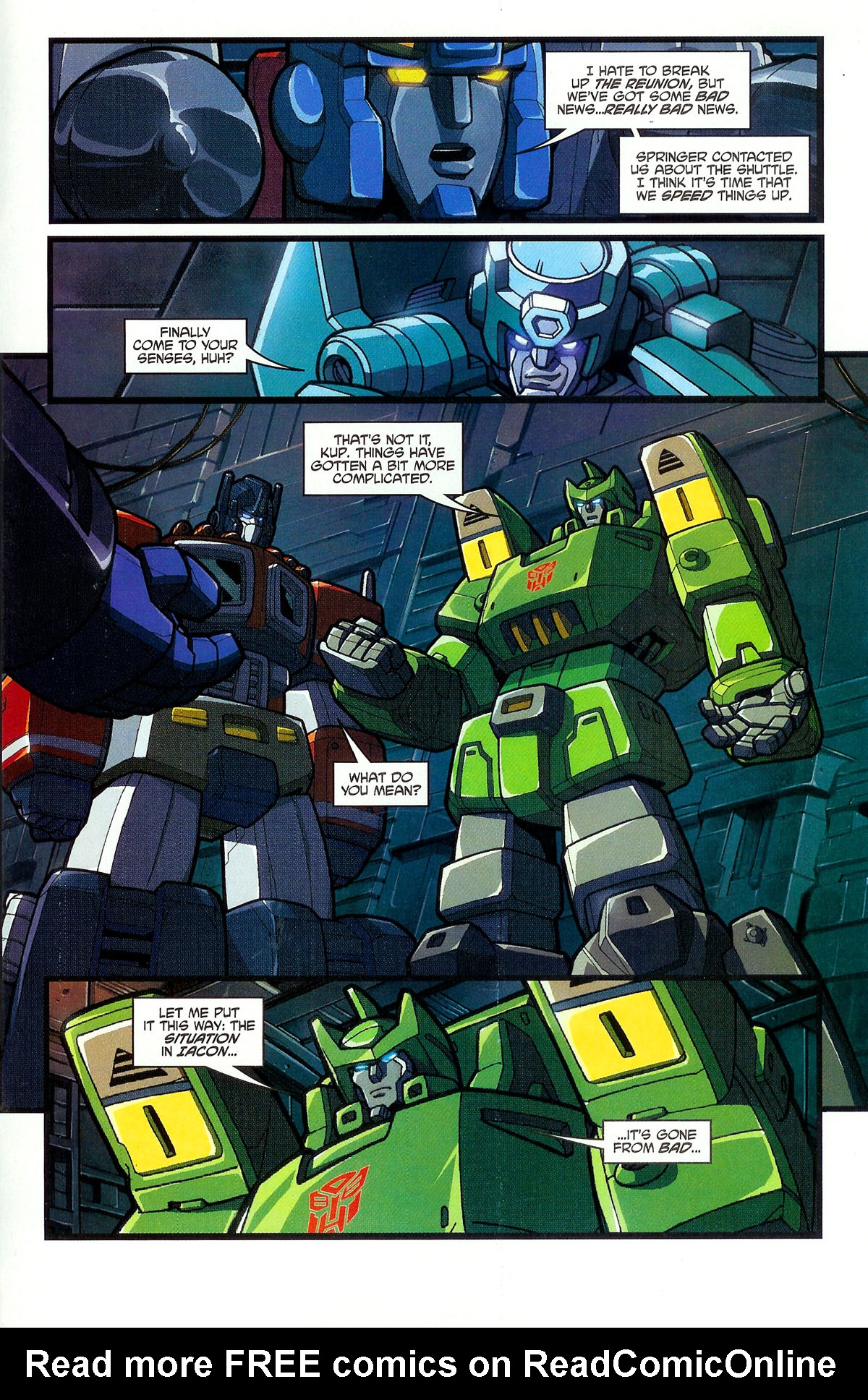 Read online Transformers: Generation 1 (2003) comic -  Issue #4 - 24