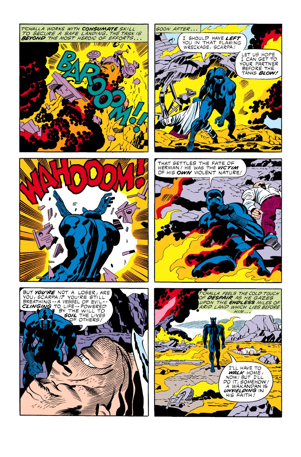 Read online Black Panther (1977) comic -  Issue #8 - 12