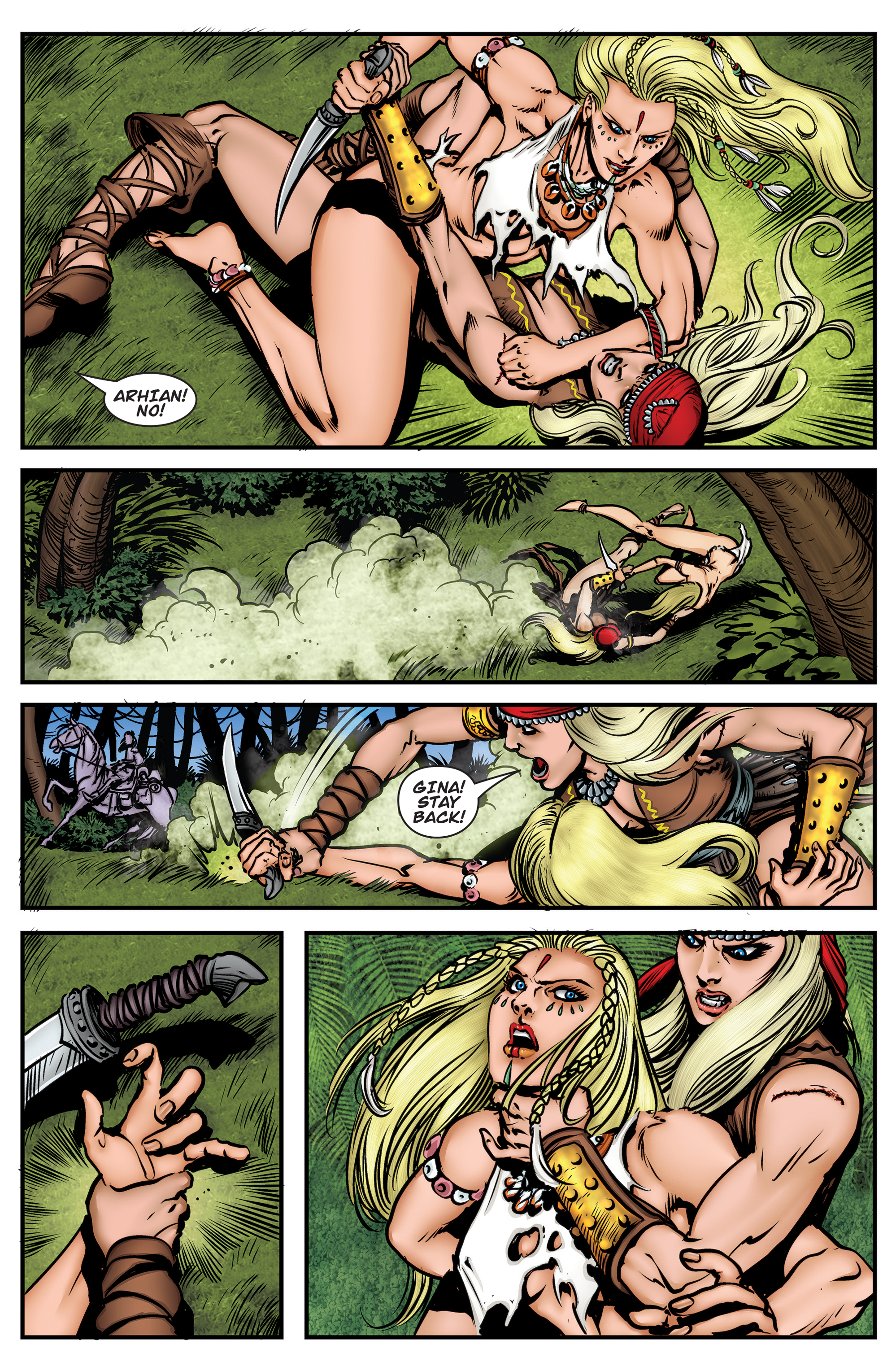 Read online Arhian: Head Huntress comic -  Issue #4 - 32