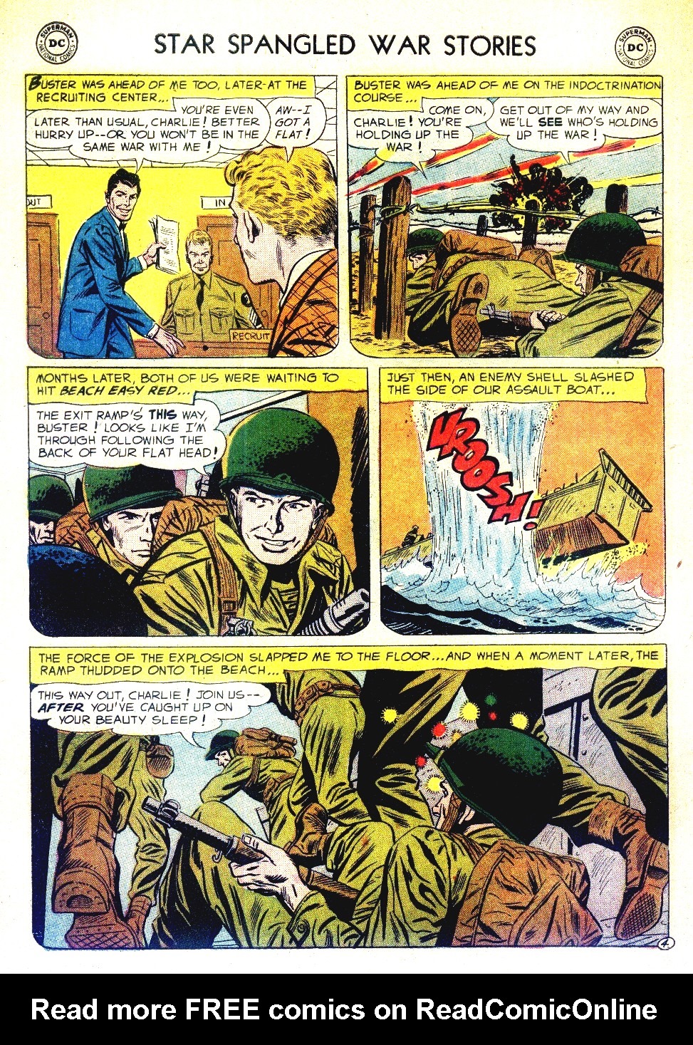 Read online Star Spangled War Stories (1952) comic -  Issue #54 - 6