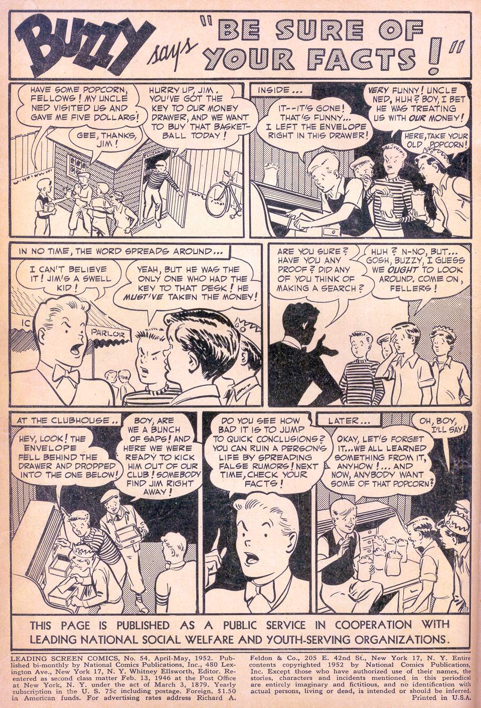 Read online Leading Screen Comics comic -  Issue #54 - 2