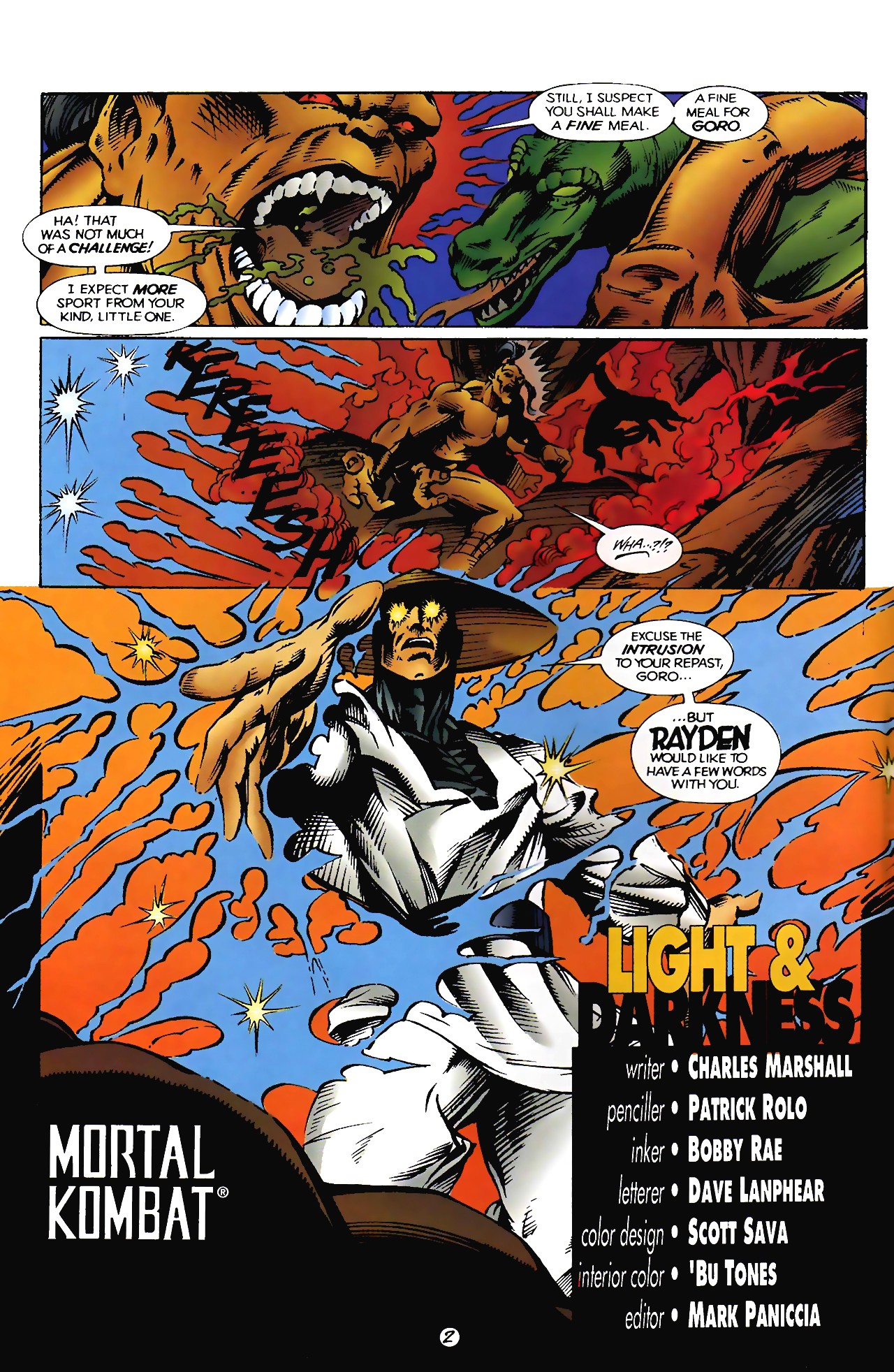 Read online Mortal Kombat (1994) comic -  Issue #0 - 3