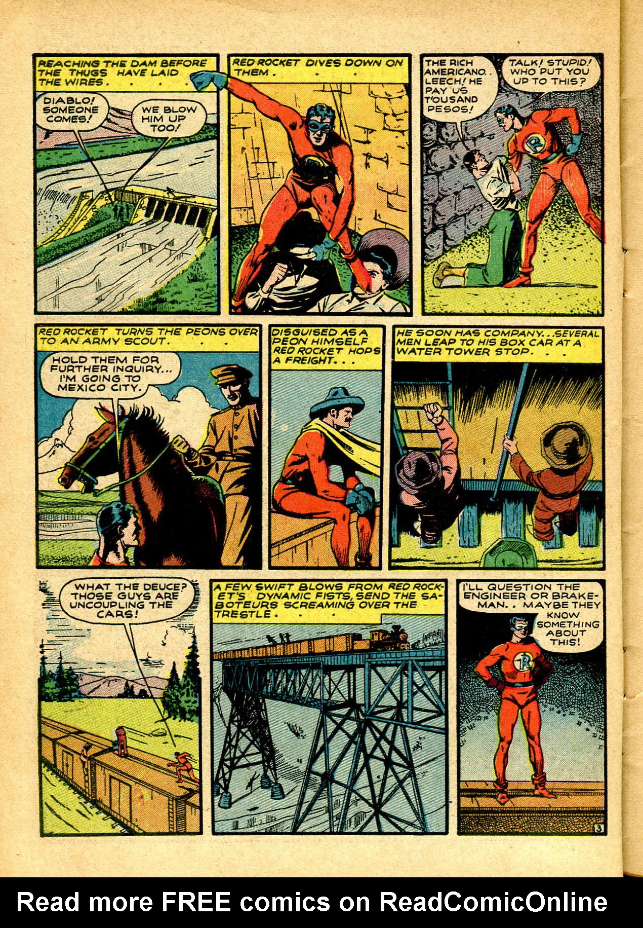 Read online Captain Flight Comics comic -  Issue #7 - 12