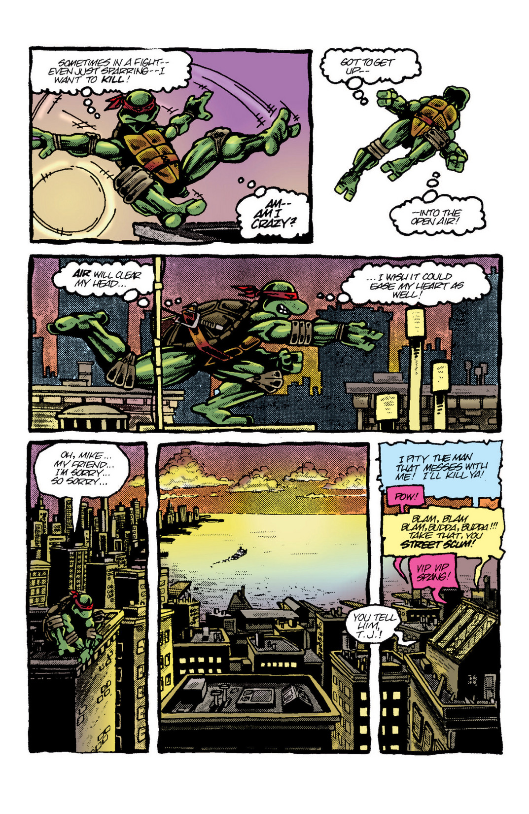 Read online Teenage Mutant Ninja Turtles Color Classics: Raphael Micro-Series One-Shot comic -  Issue # Full - 9