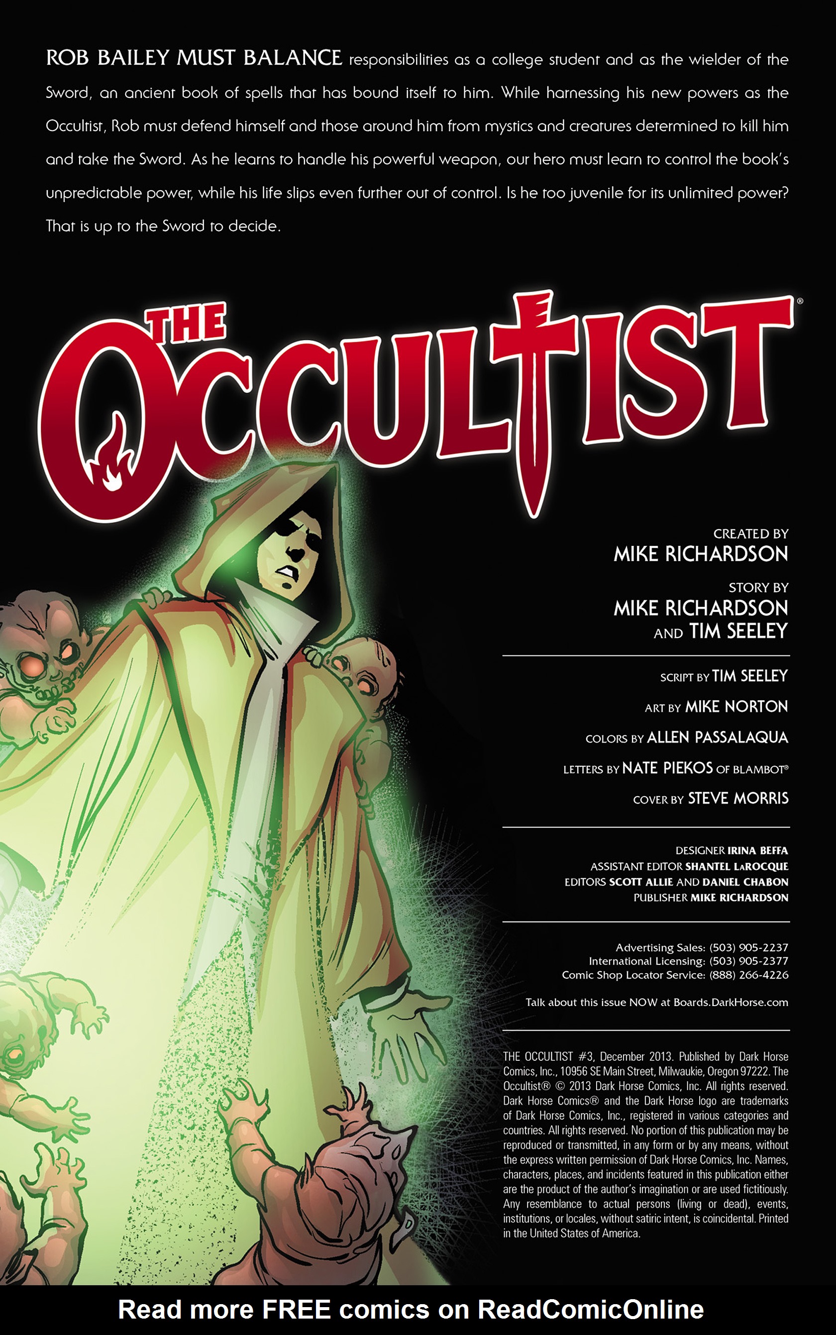 Read online The Occultist comic -  Issue #3 - 2