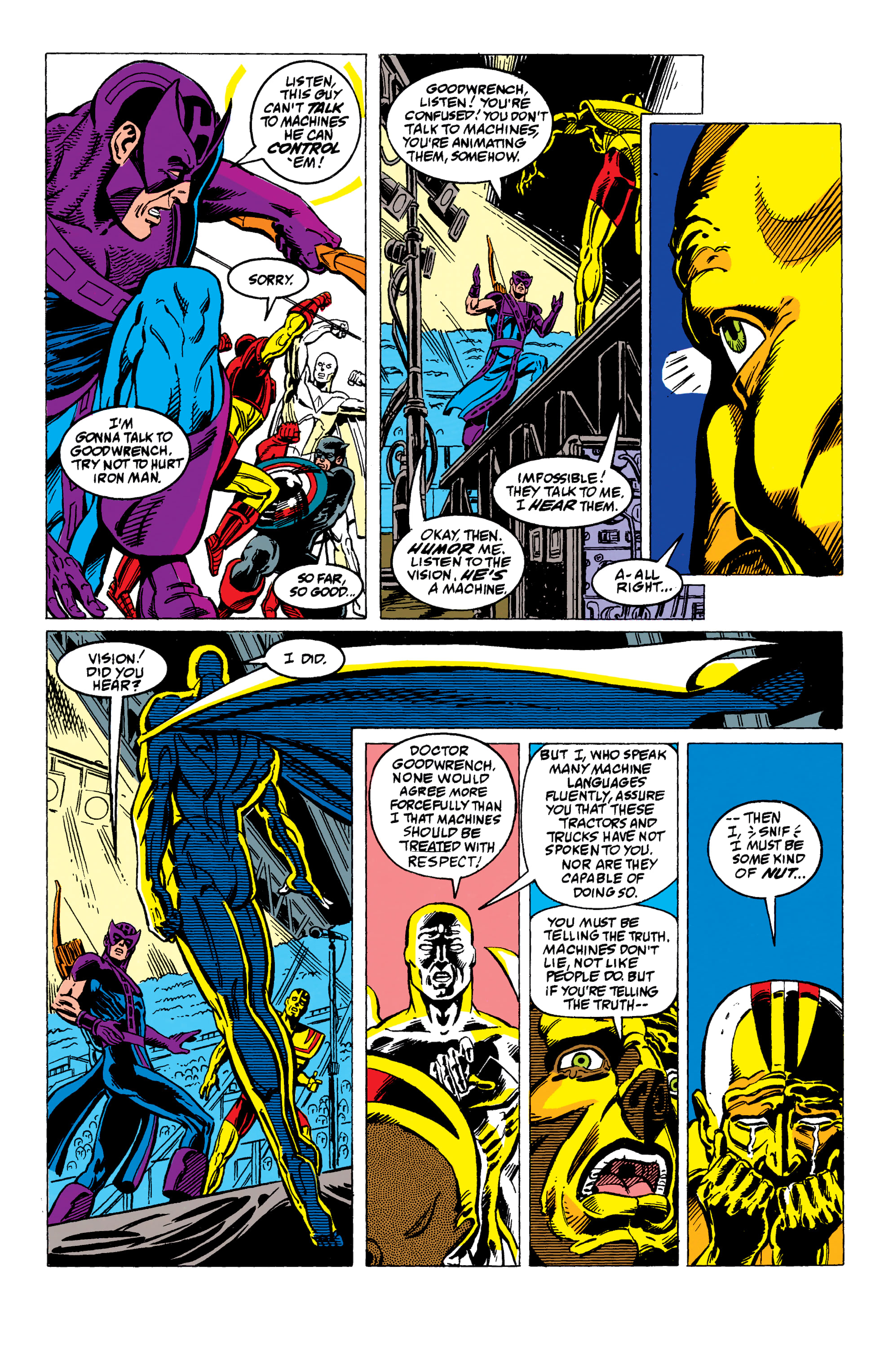 Read online Avengers West Coast Epic Collection: How The West Was Won comic -  Issue #Avengers West Coast Epic Collection Darker Than Scarlet (Part 4) - 54