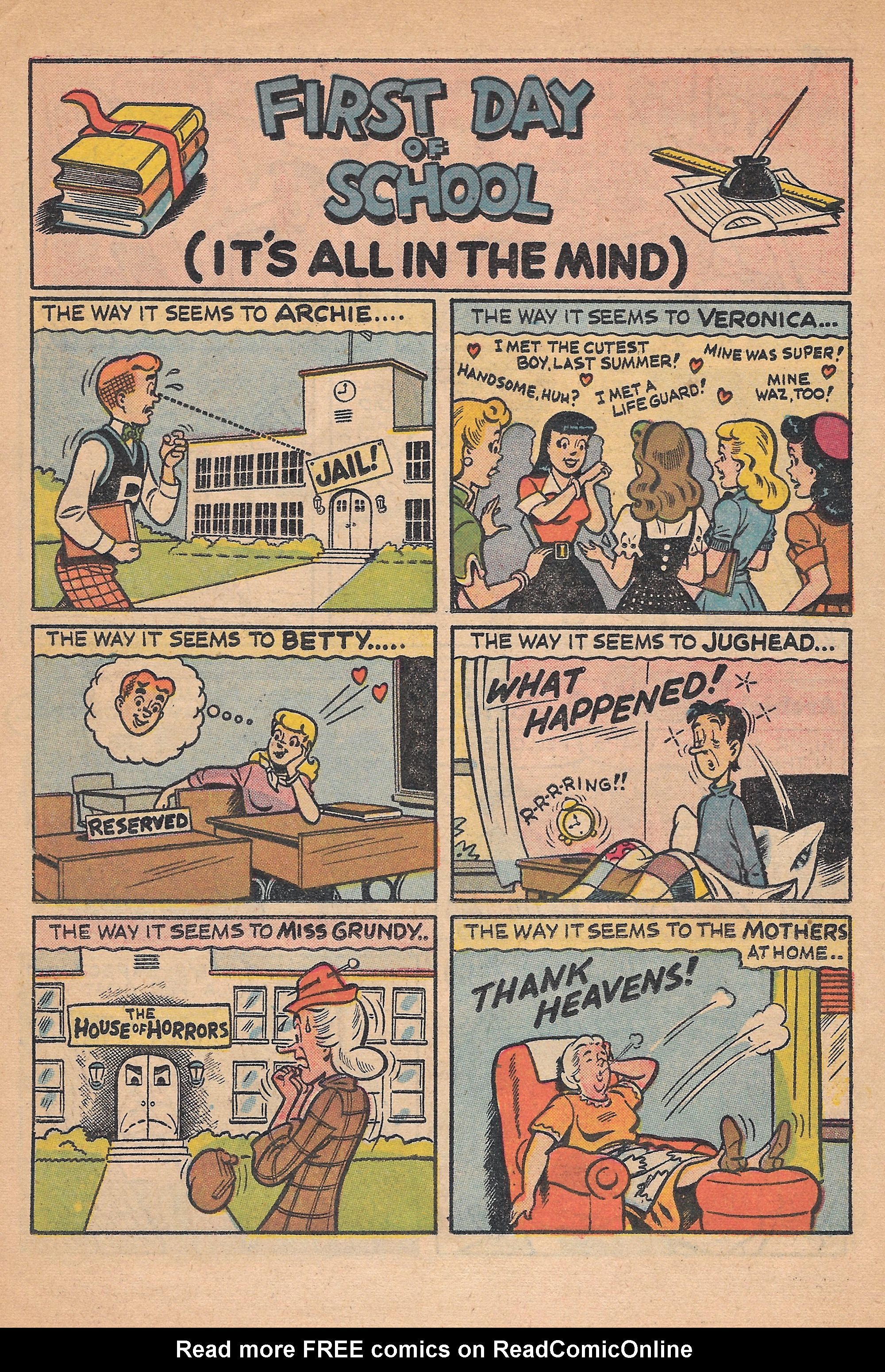 Read online Archie's Joke Book Magazine comic -  Issue #19 - 12