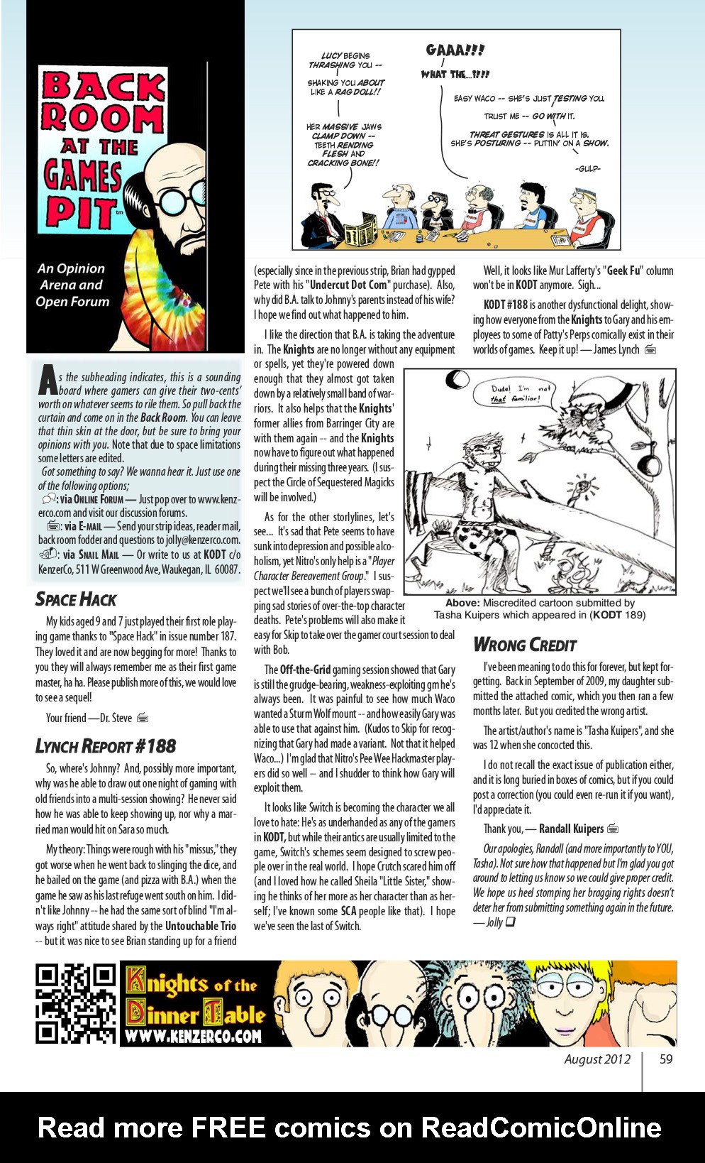 Read online Knights of the Dinner Table comic -  Issue #190 - 61