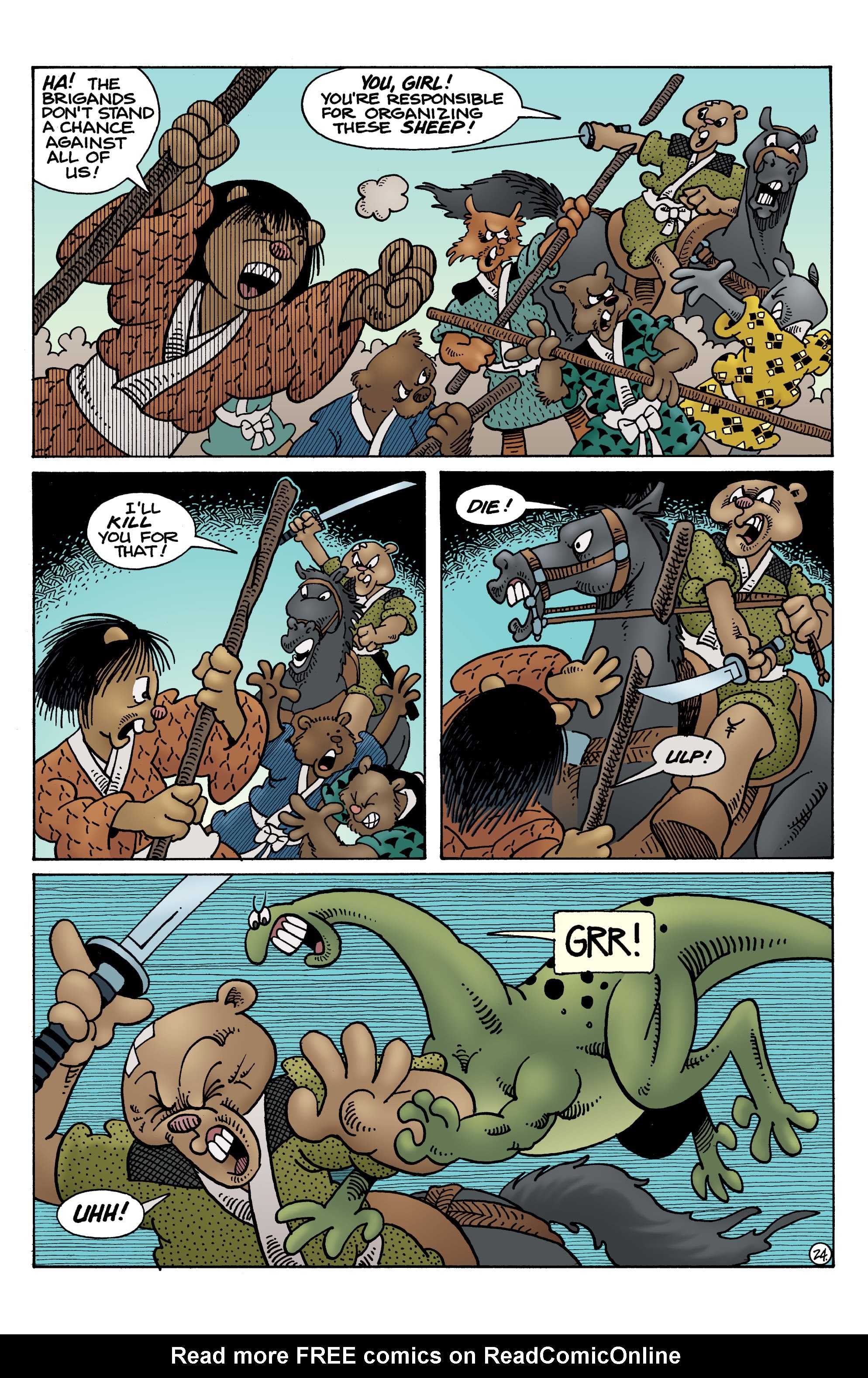 Read online Usagi Yojimbo: The Dragon Bellow Conspiracy comic -  Issue #6 - 26