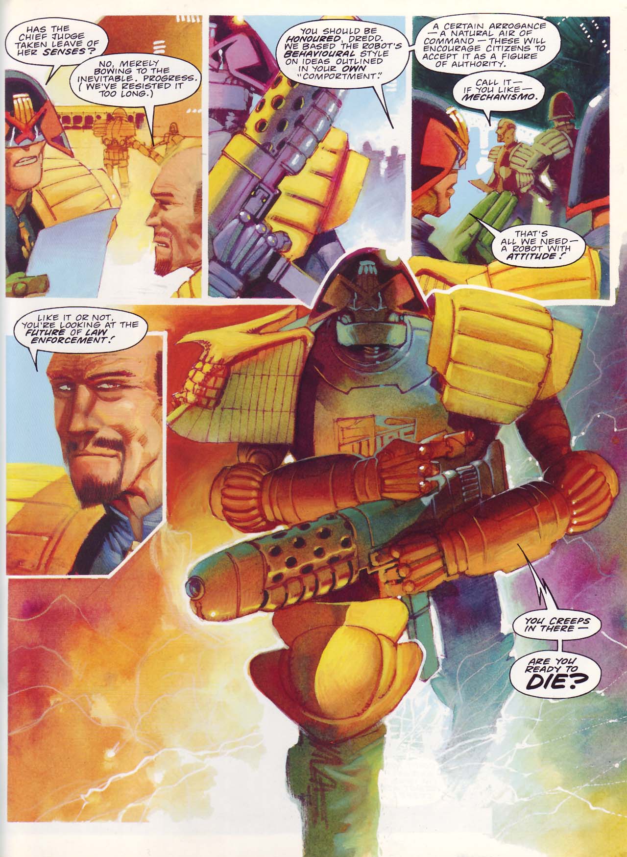 Read online Judge Dredd: Mechanismo comic -  Issue # TPB - 14