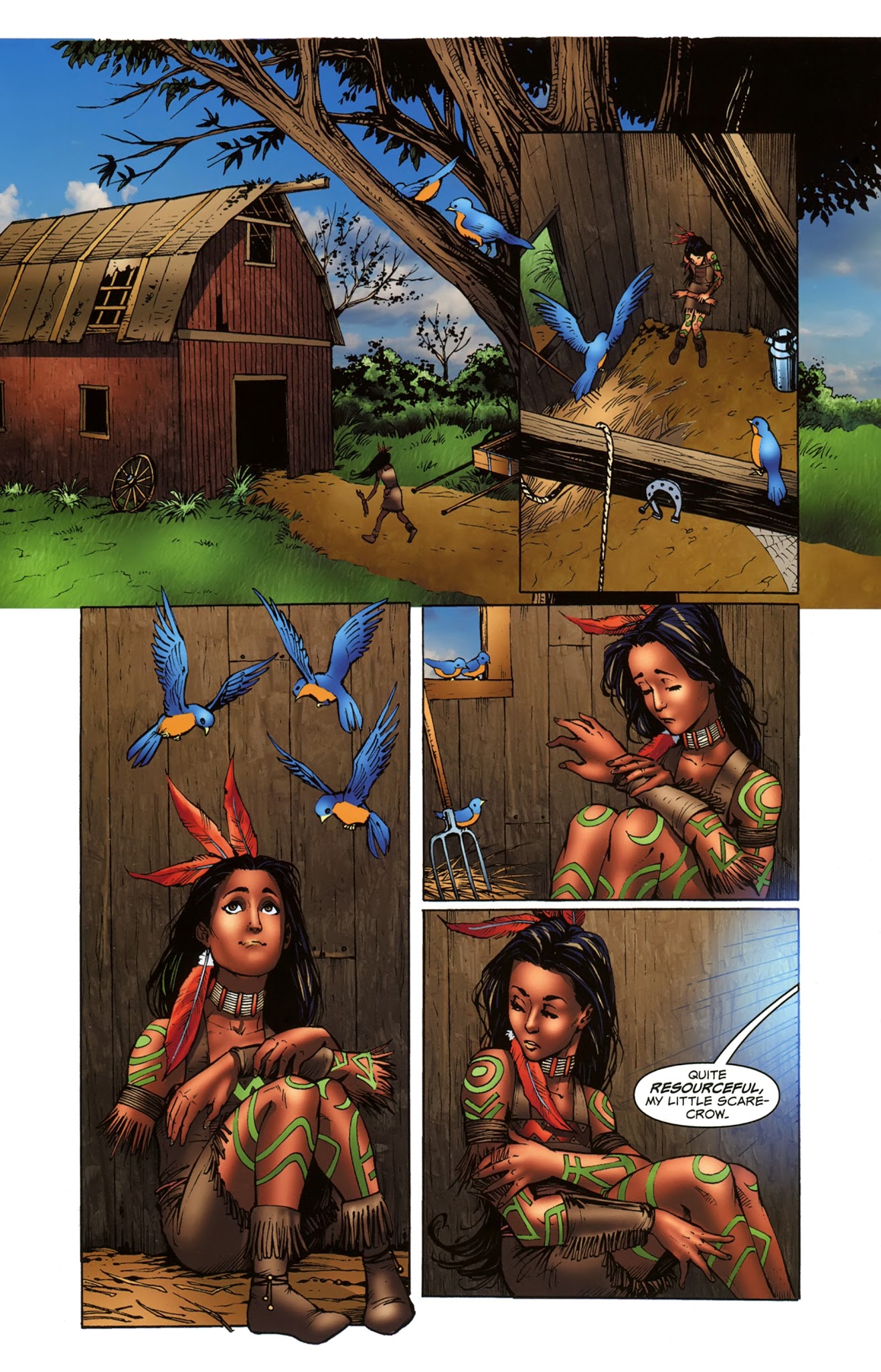 Read online Legends of Oz: The Scarecrow comic -  Issue #1 - 7