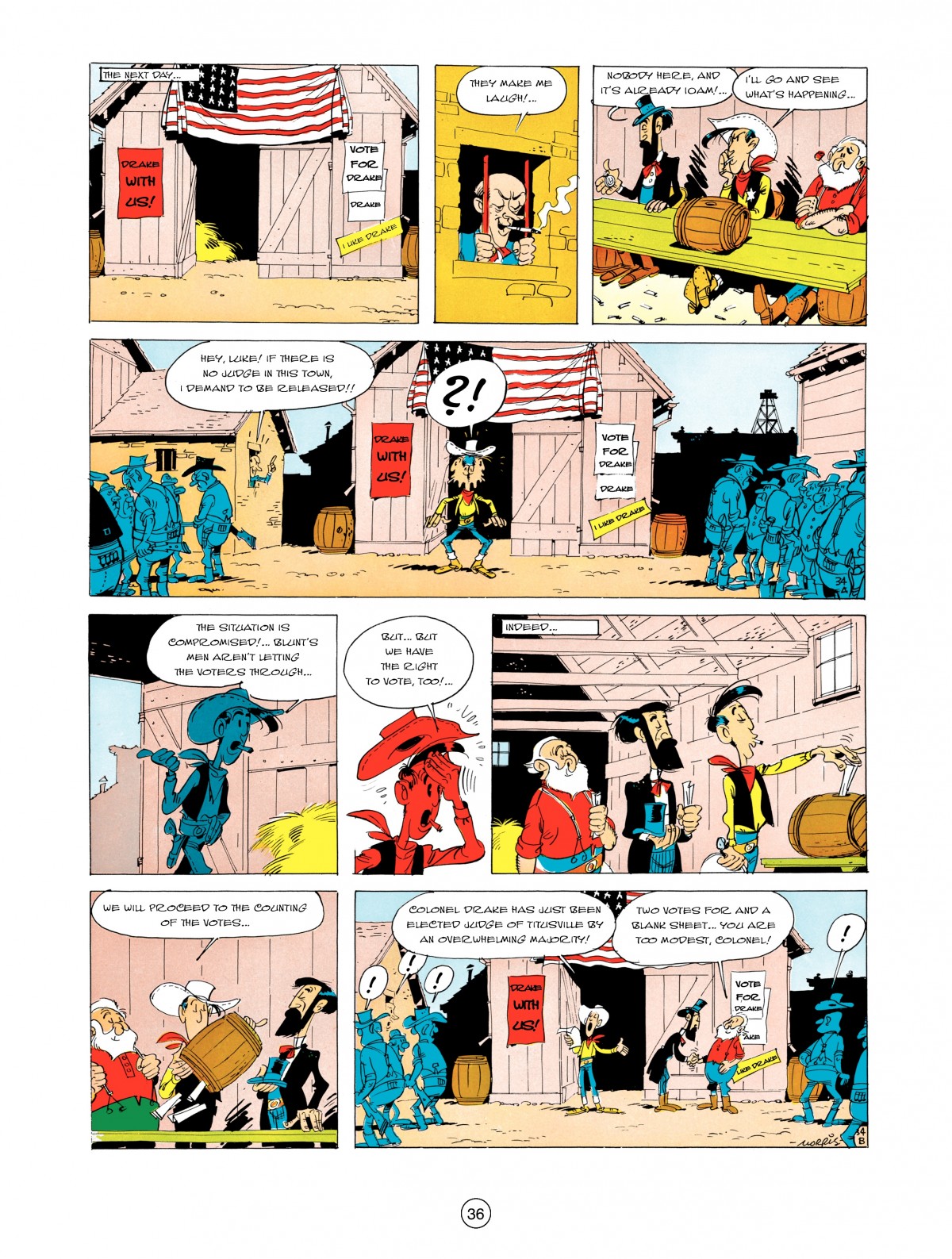 Read online A Lucky Luke Adventure comic -  Issue #5 - 38