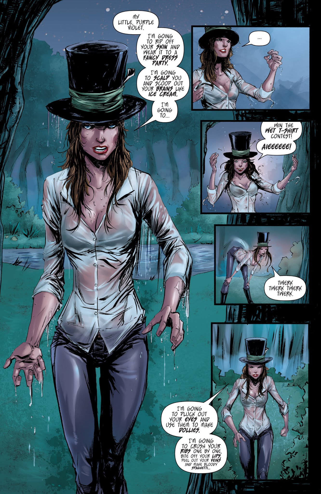 Read online Grimm Fairy Tales presents Wonderland: Asylum comic -  Issue #2 - 7