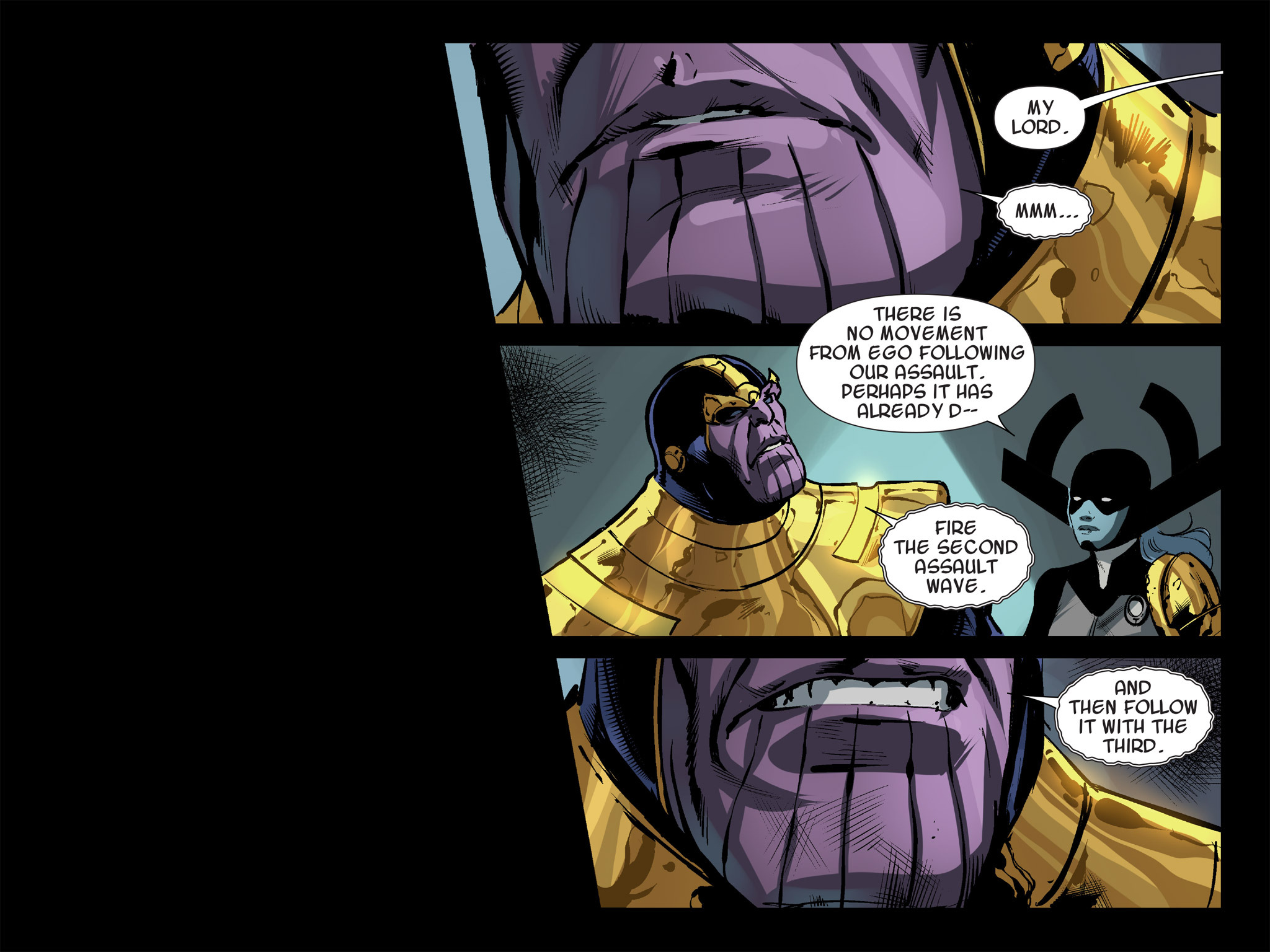 Read online Thanos: A God Up There Listening comic -  Issue # TPB - 126