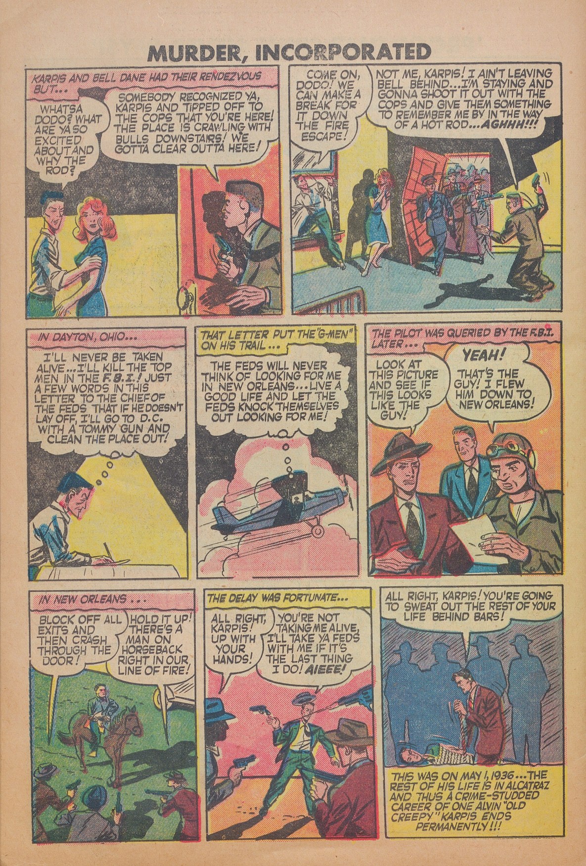 Read online Murder Incorporated (1948) comic -  Issue #11 - 32