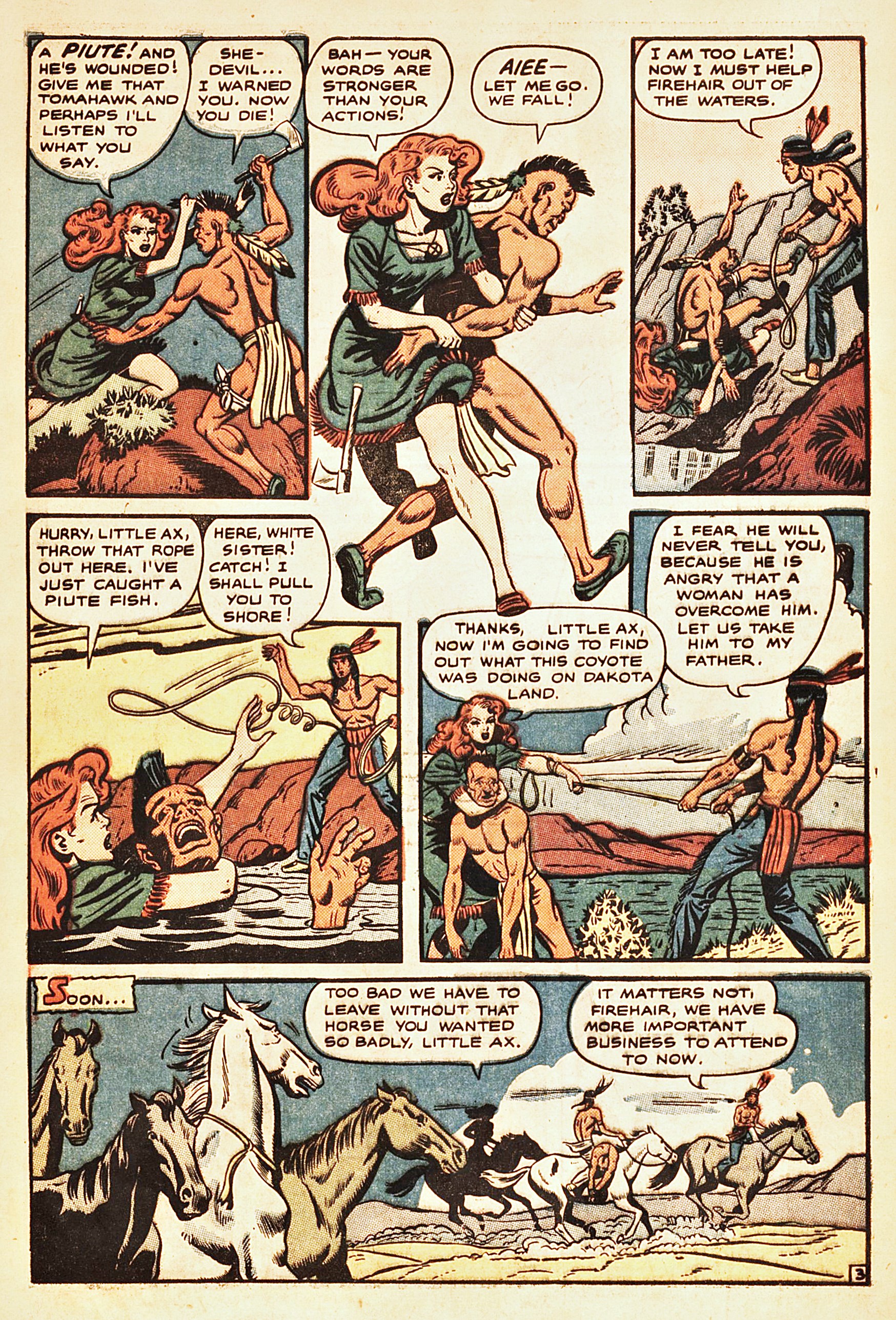 Read online Firehair (1951) comic -  Issue #8 - 5