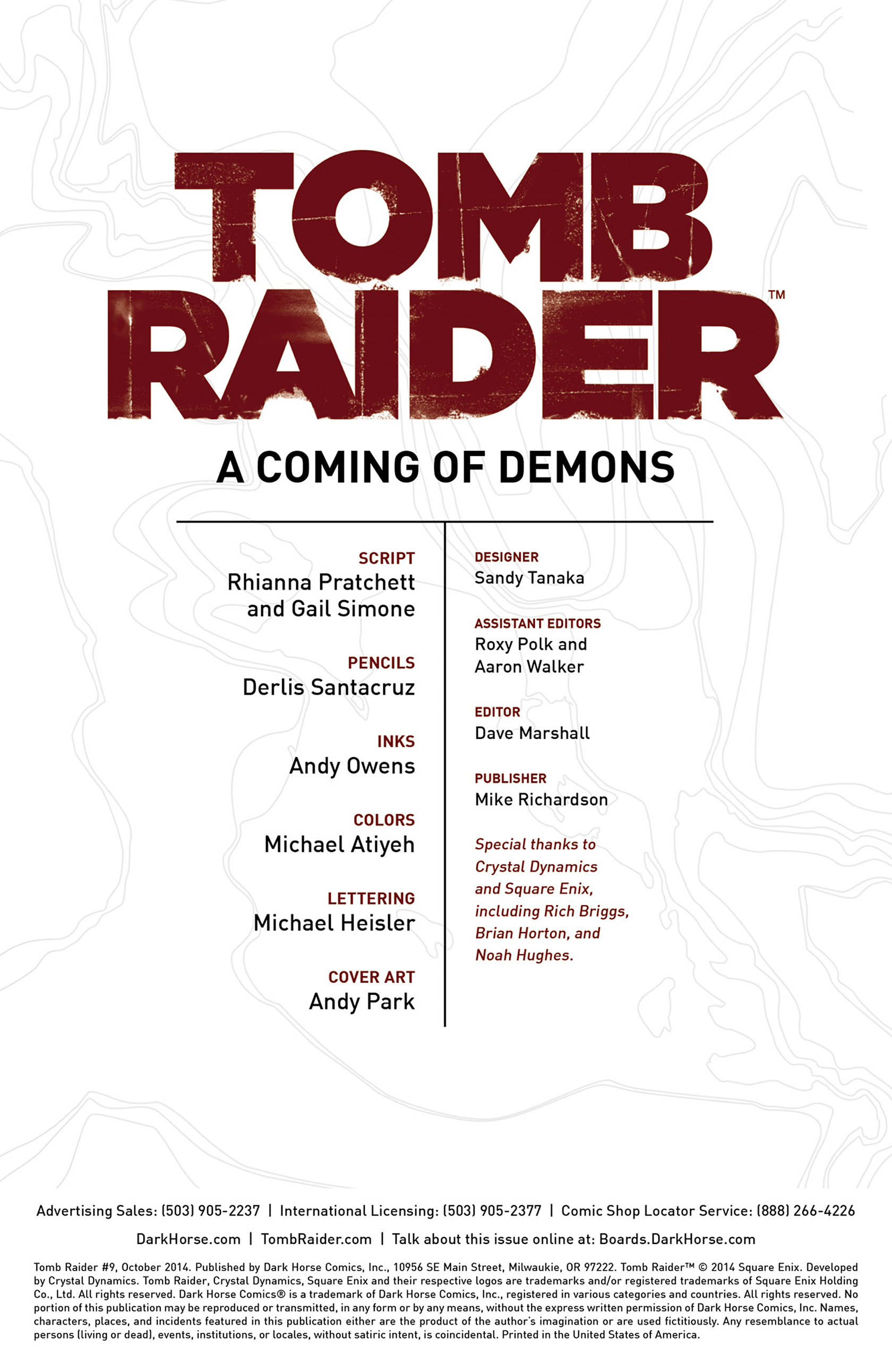 Read online Tomb Raider (2014) comic -  Issue #9 - 2