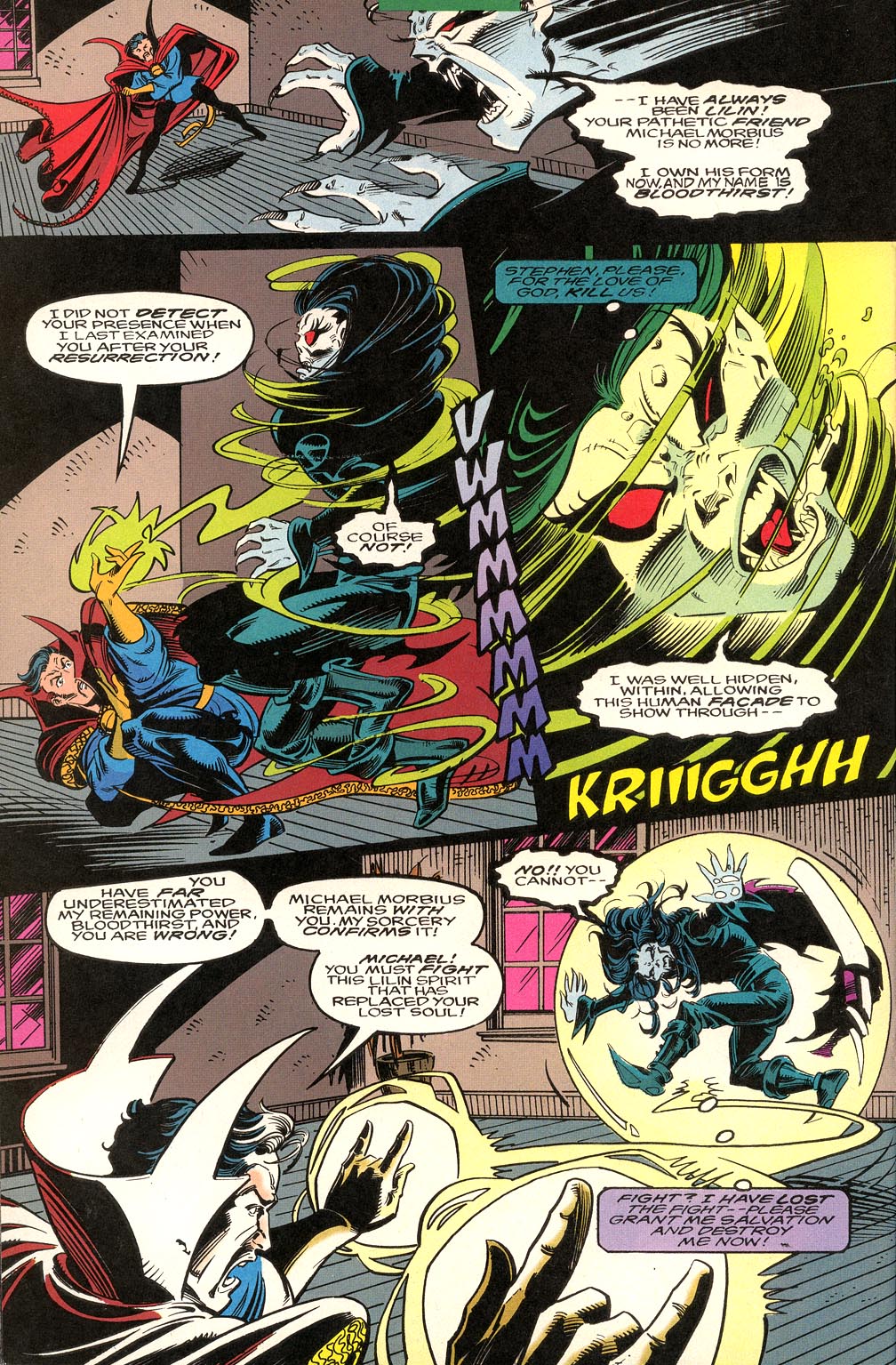 Read online Morbius: The Living Vampire (1992) comic -  Issue #16 - 17