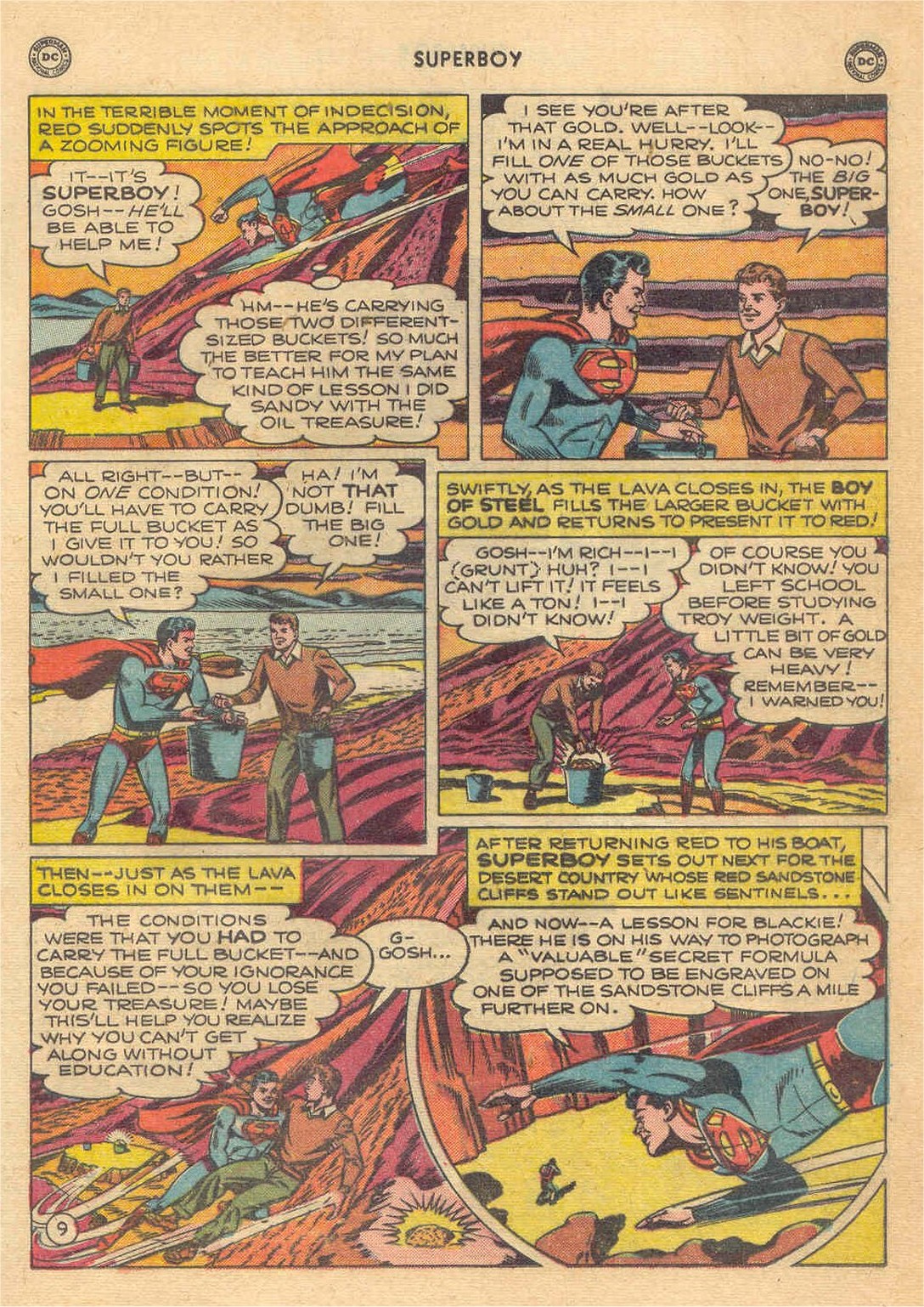 Read online Superboy (1949) comic -  Issue #10 - 22