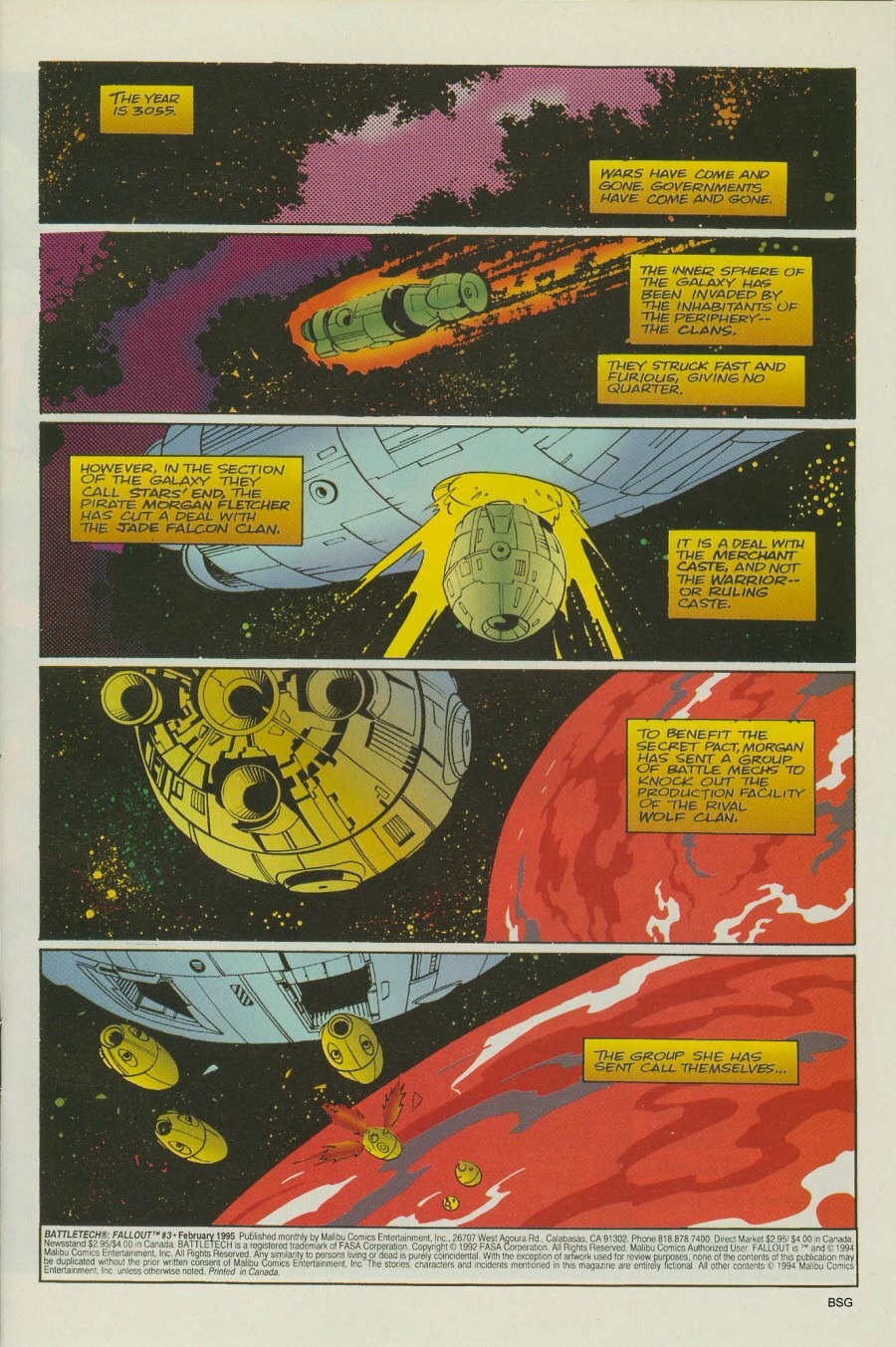 Read online Battletech: Fallout comic -  Issue #3 - 3