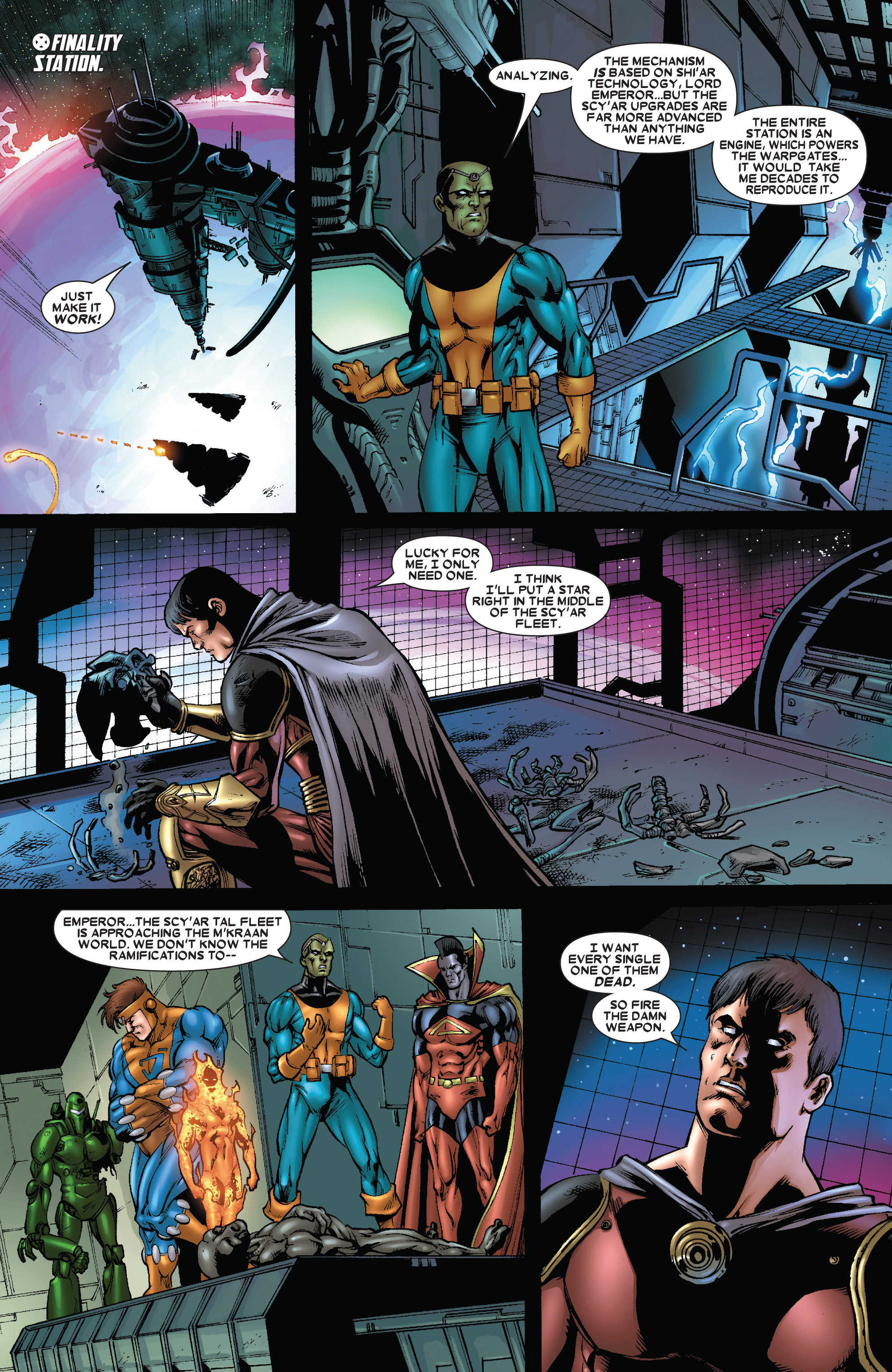 Read online X-Men: Emperor Vulcan comic -  Issue #5 - 5