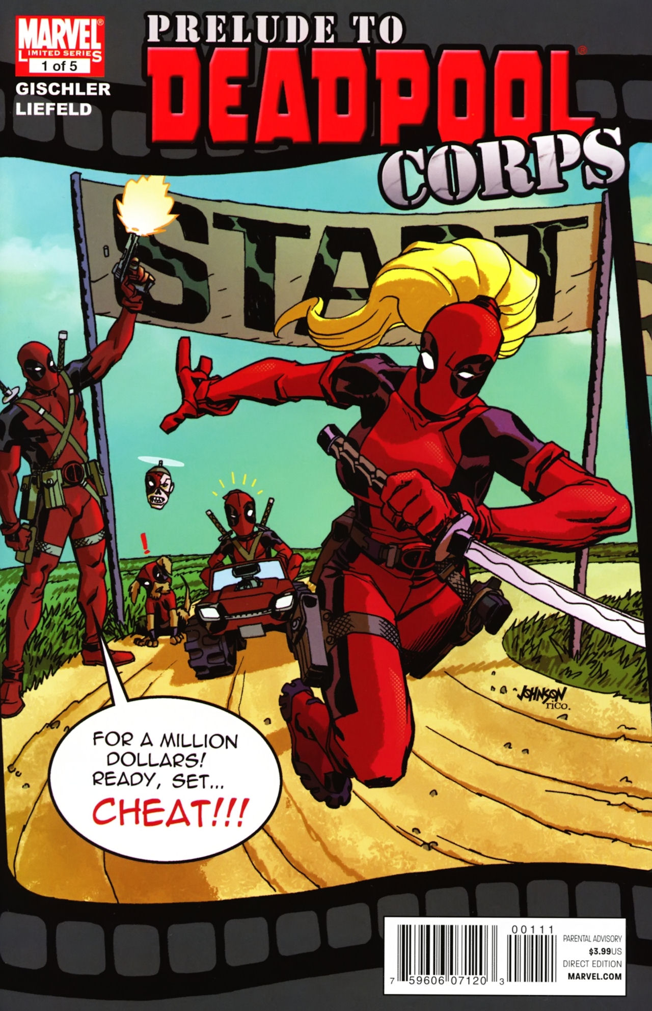 Read online Prelude to Deadpool Corps comic -  Issue #1 - 1