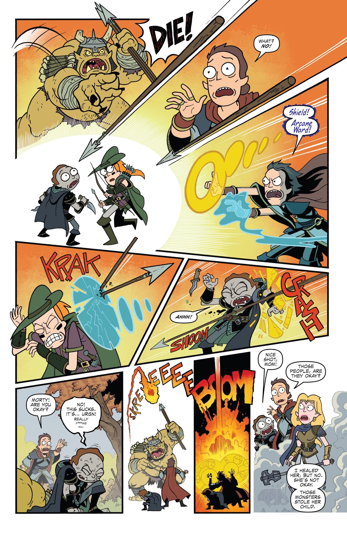 Read online Rick and Morty vs Dungeons & Dragons comic -  Issue #3 - 18