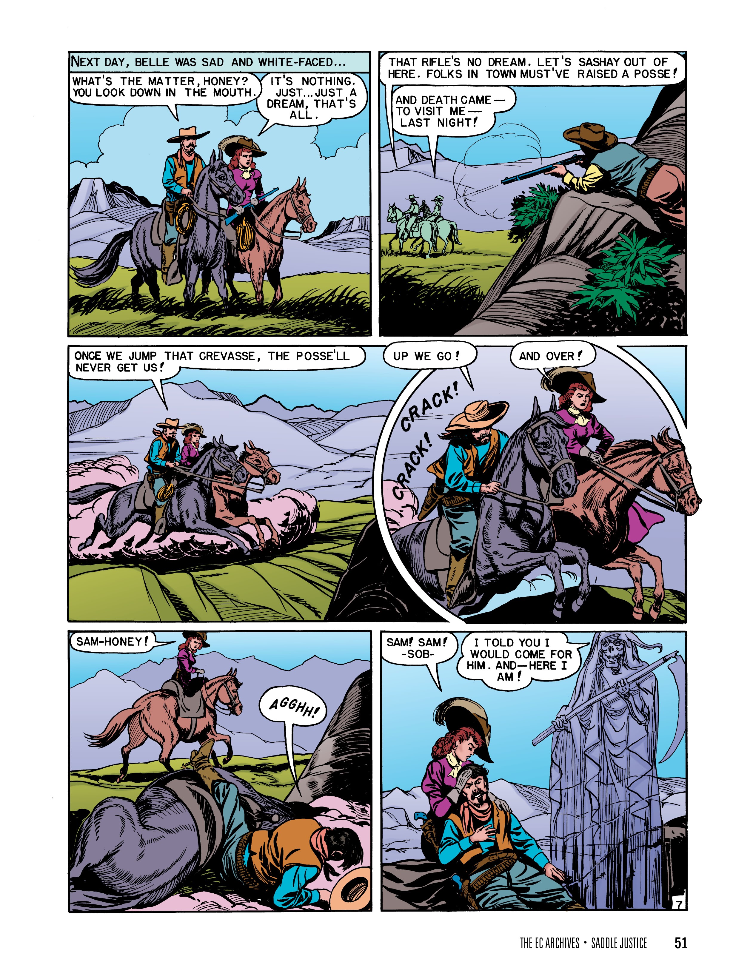 Read online The EC Archives: Saddle Justice comic -  Issue # TPB (Part 1) - 53