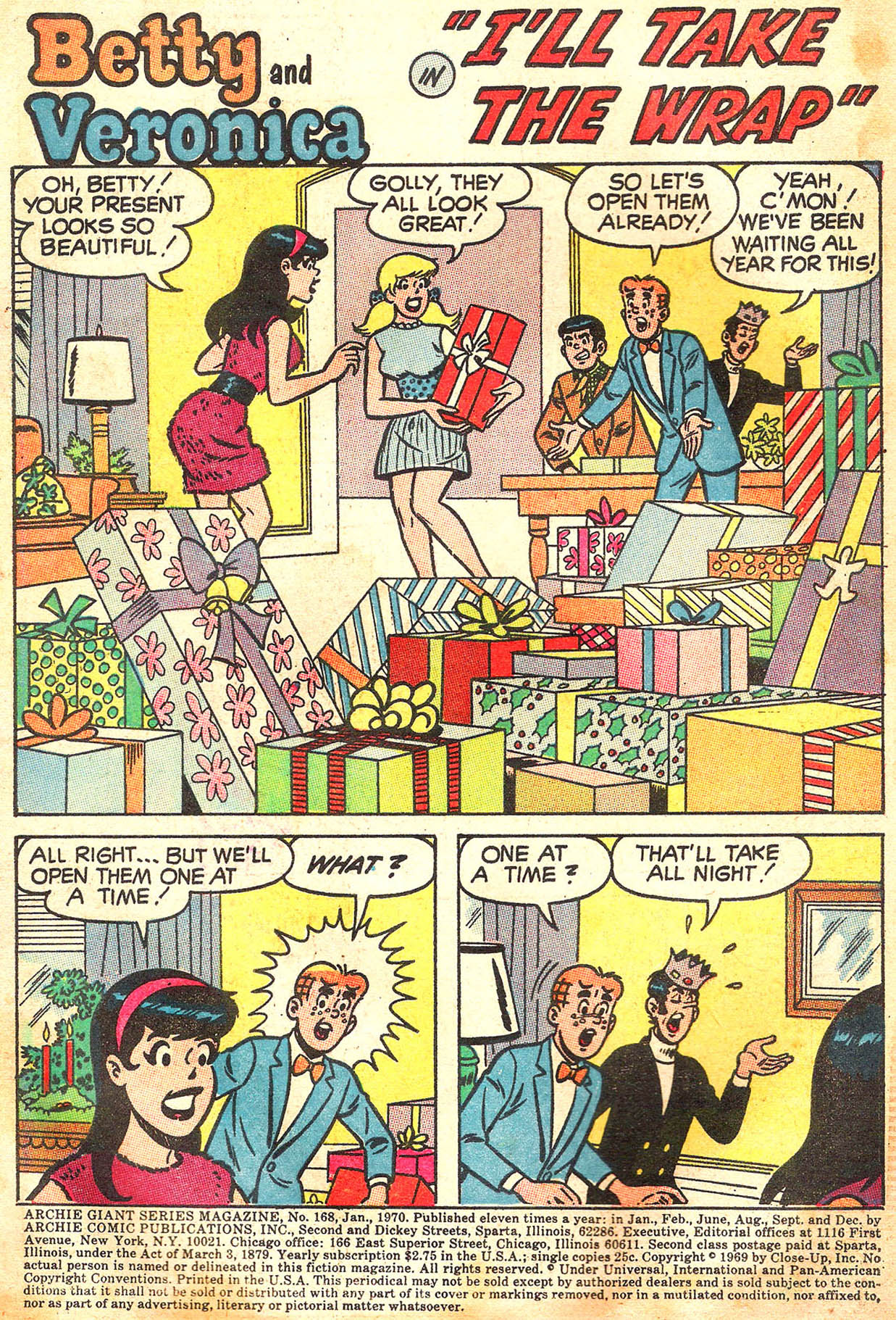 Read online Archie Giant Series Magazine comic -  Issue #168 - 3
