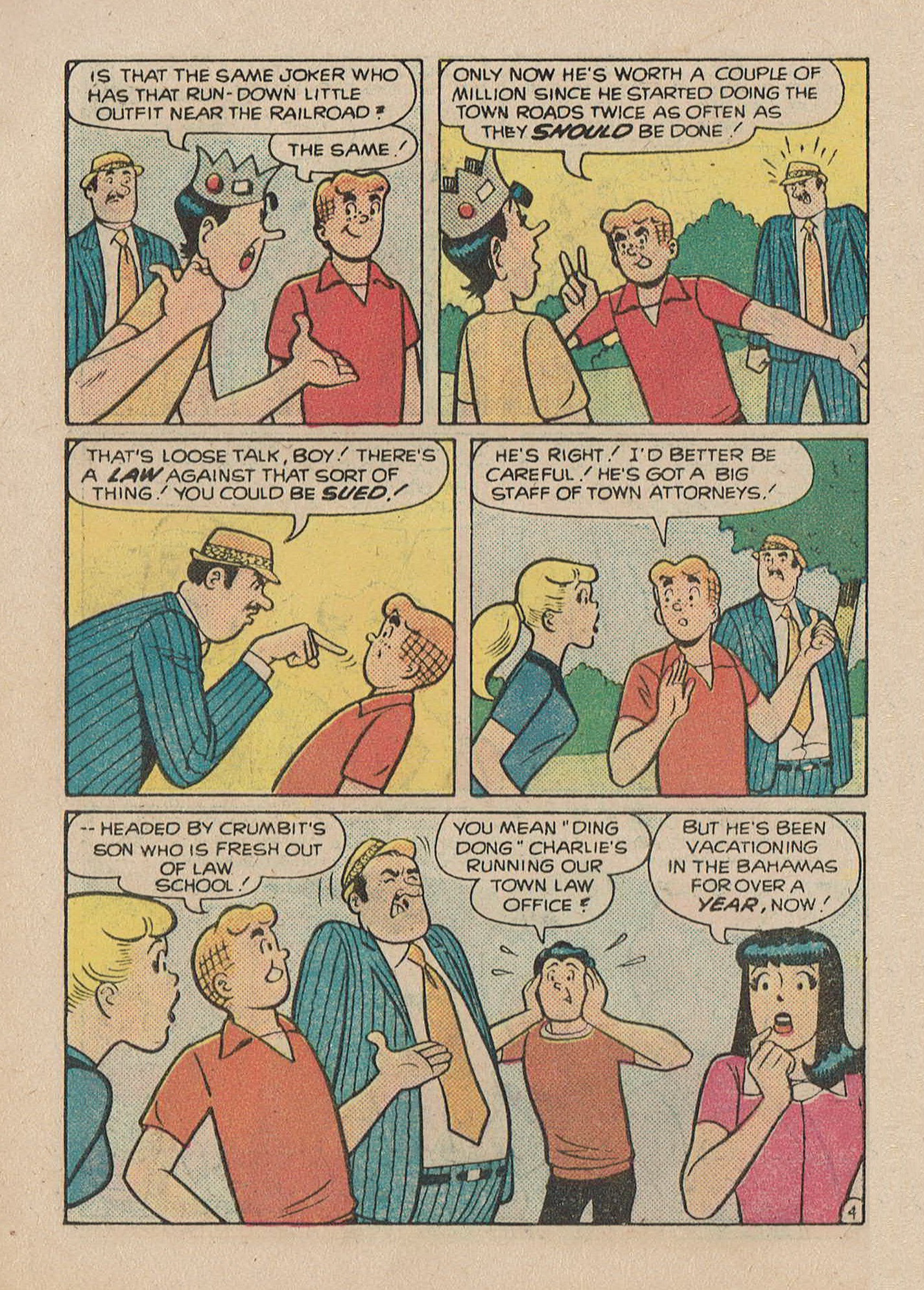 Read online Archie Digest Magazine comic -  Issue #55 - 118