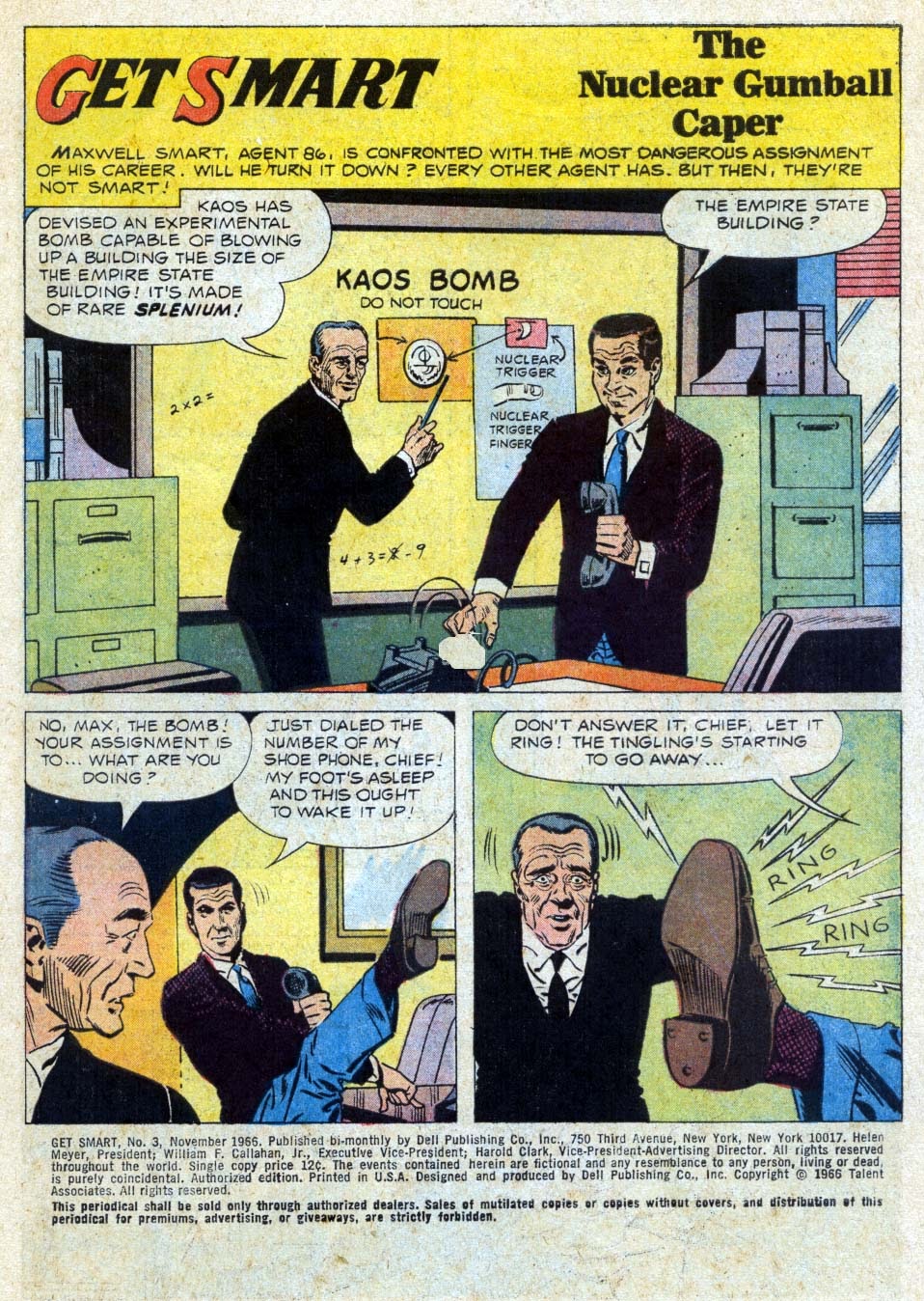 Read online Get Smart comic -  Issue #3 - 3